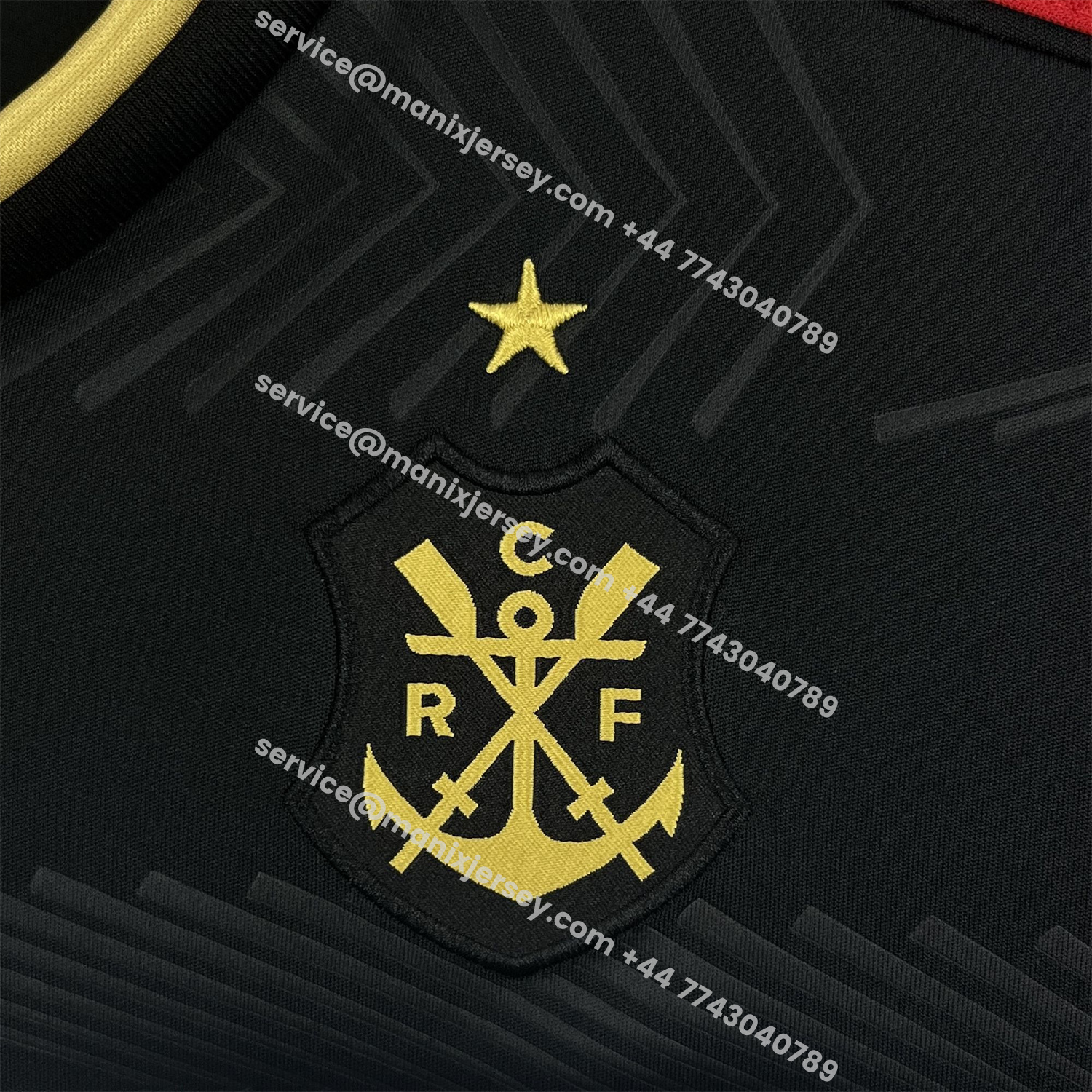 ManixJersey.com | Flamengo 25-26 Black Special Jersey - Fans Version -Customize Name, Number and Patch | Worldwide Shipping