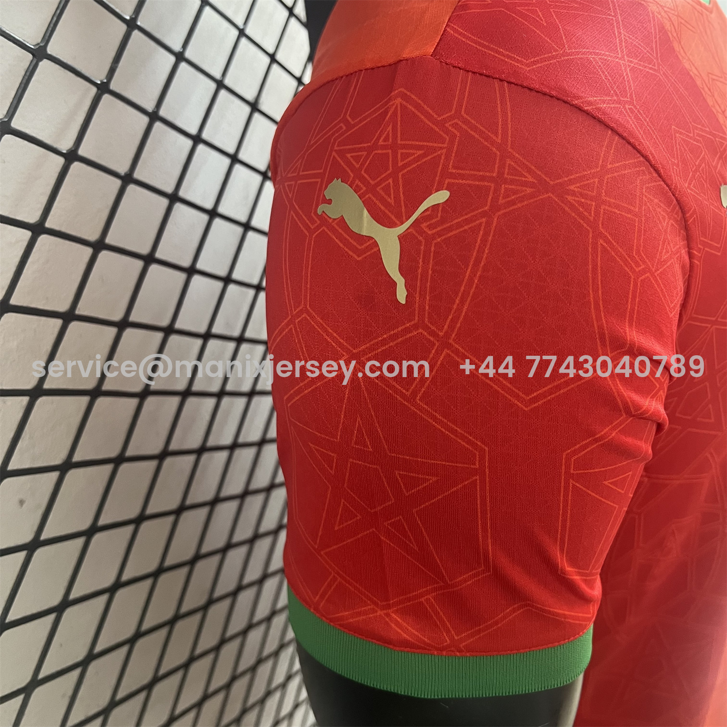 ManixJersey.com | Morocco 25-26 Home Jersey - Player Version -Customize Name, Number and Patch | Worldwide Shipping