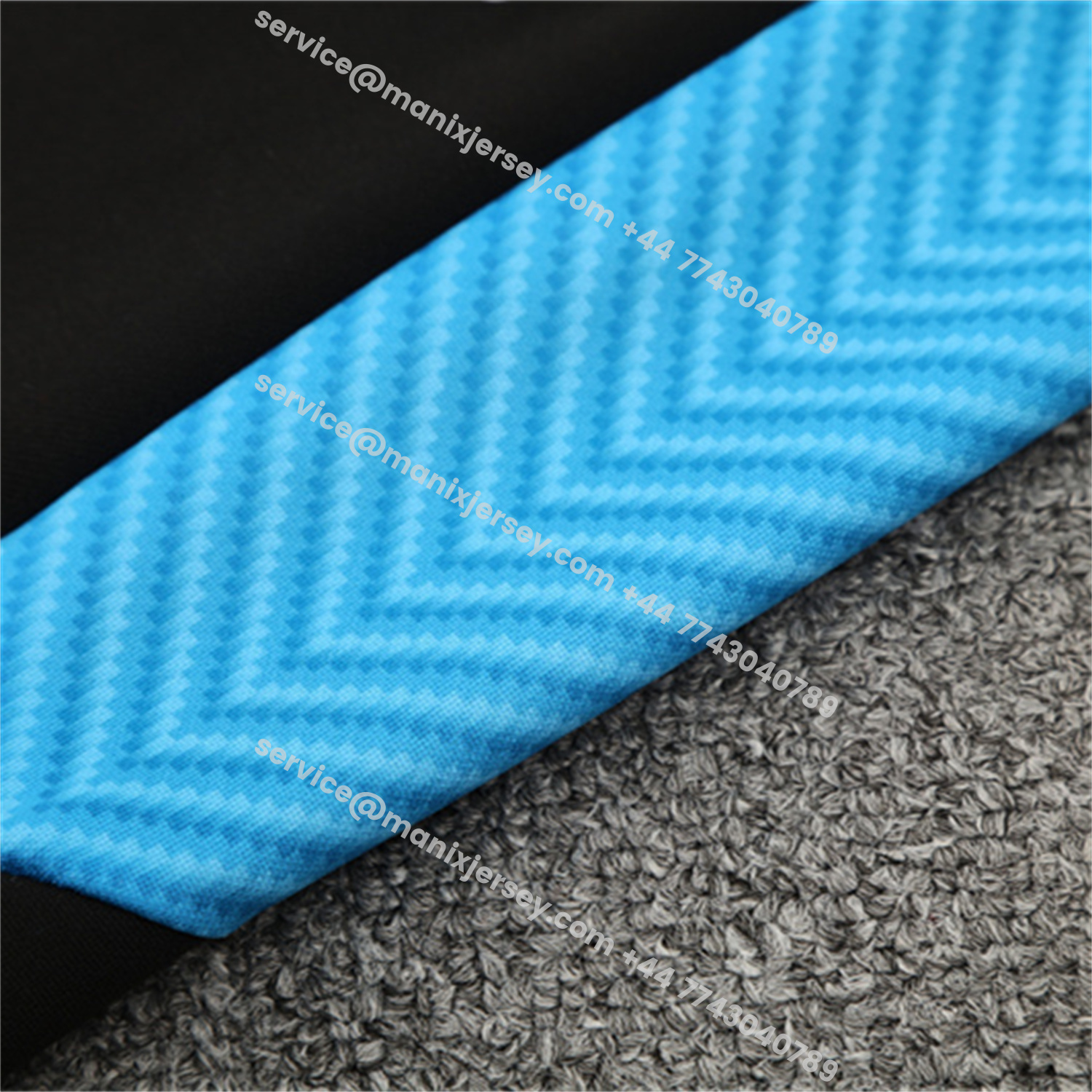 ManixJersey.com | Napoli 25-26 Long Sleeve Training Set - Blue Mecha Top & Black Pants -Customize Name, Number and Patch | Worldwide Shipping