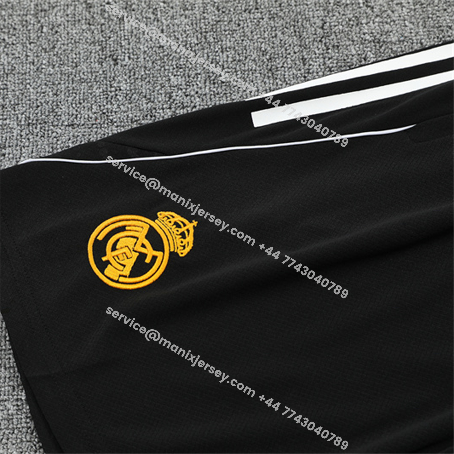 ManixJersey.com | Real Madrid 25-26 Thunder Comics Kids Short-Sleeve Training Set - Comic Pattern Top & Shorts -Customize Name, Number and Patch | Worldwide Shipping