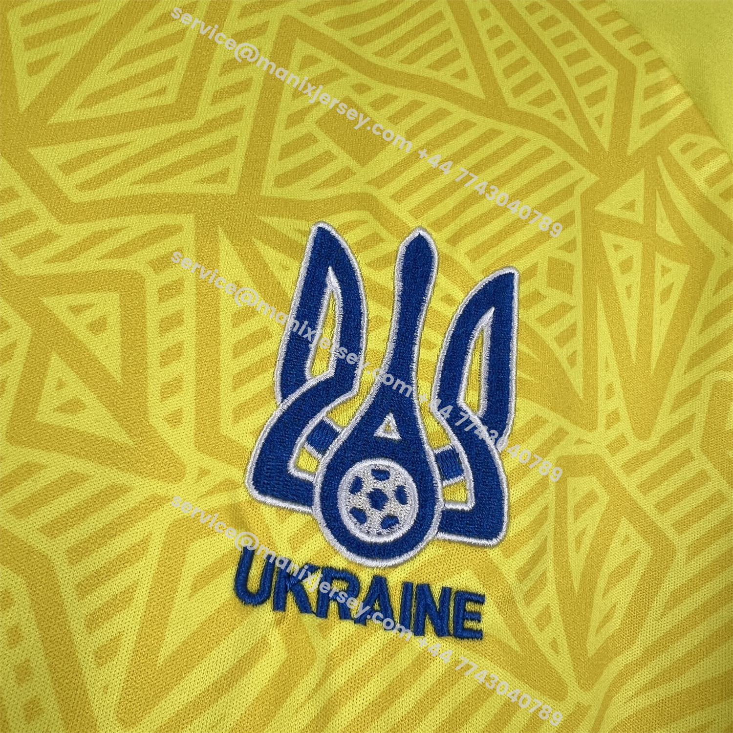 ManixJersey.com | Ukraine 2026 Home Jersey - Fans Version -Customize Name, Number and Patch | Worldwide Shipping