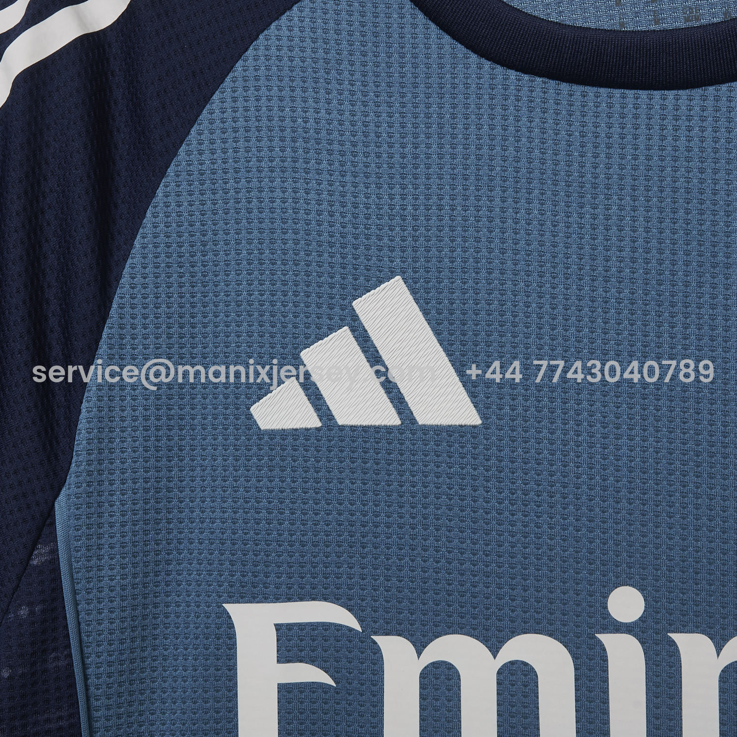 ManixJersey.com | Arsenal 25-26 Blue Training Jersey - Player Version -Customize Name, Number and Patch | Worldwide Shipping