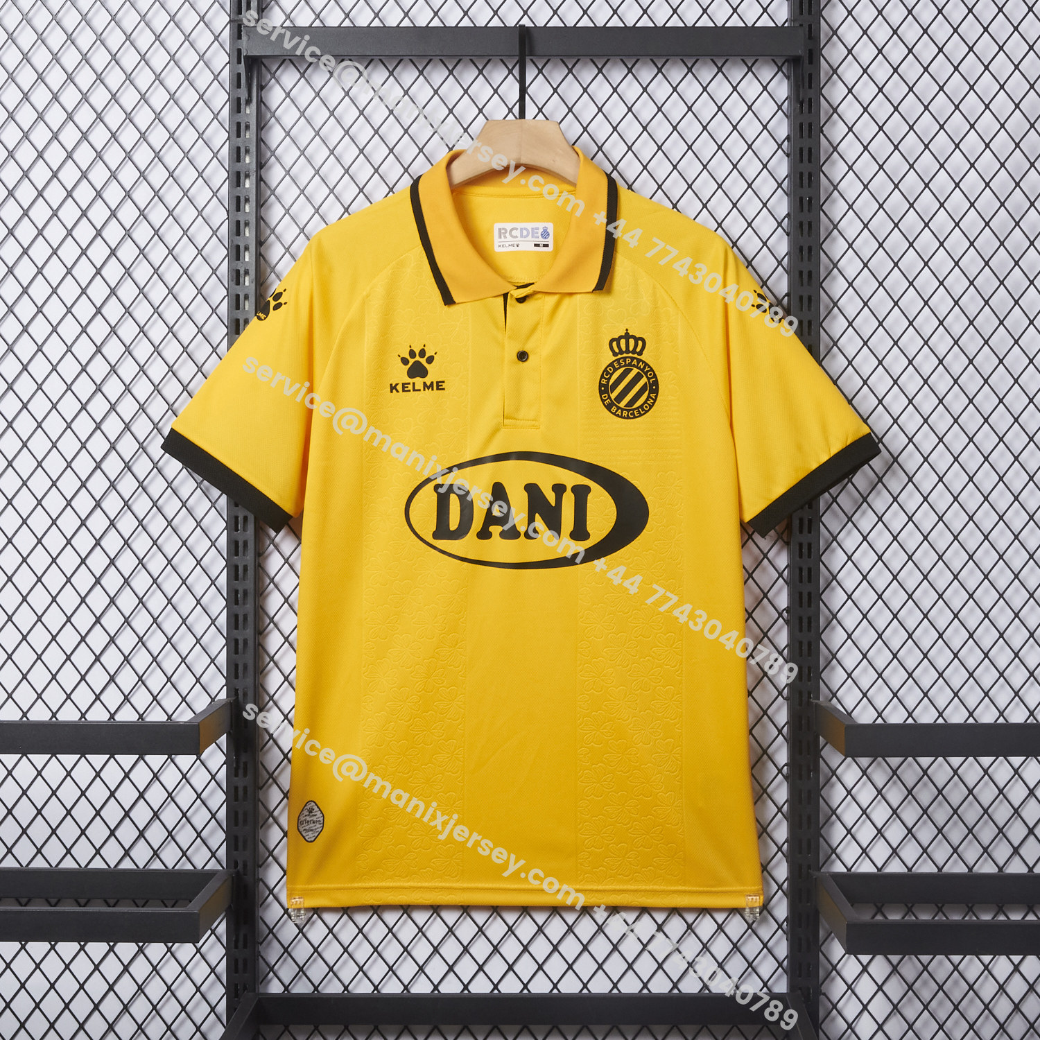 ManixJersey.com | RCD Espanyol 25-26 125th Anniversary Yellow Jersey - Fans Version -Customize Name, Number and Patch | Worldwide Shipping