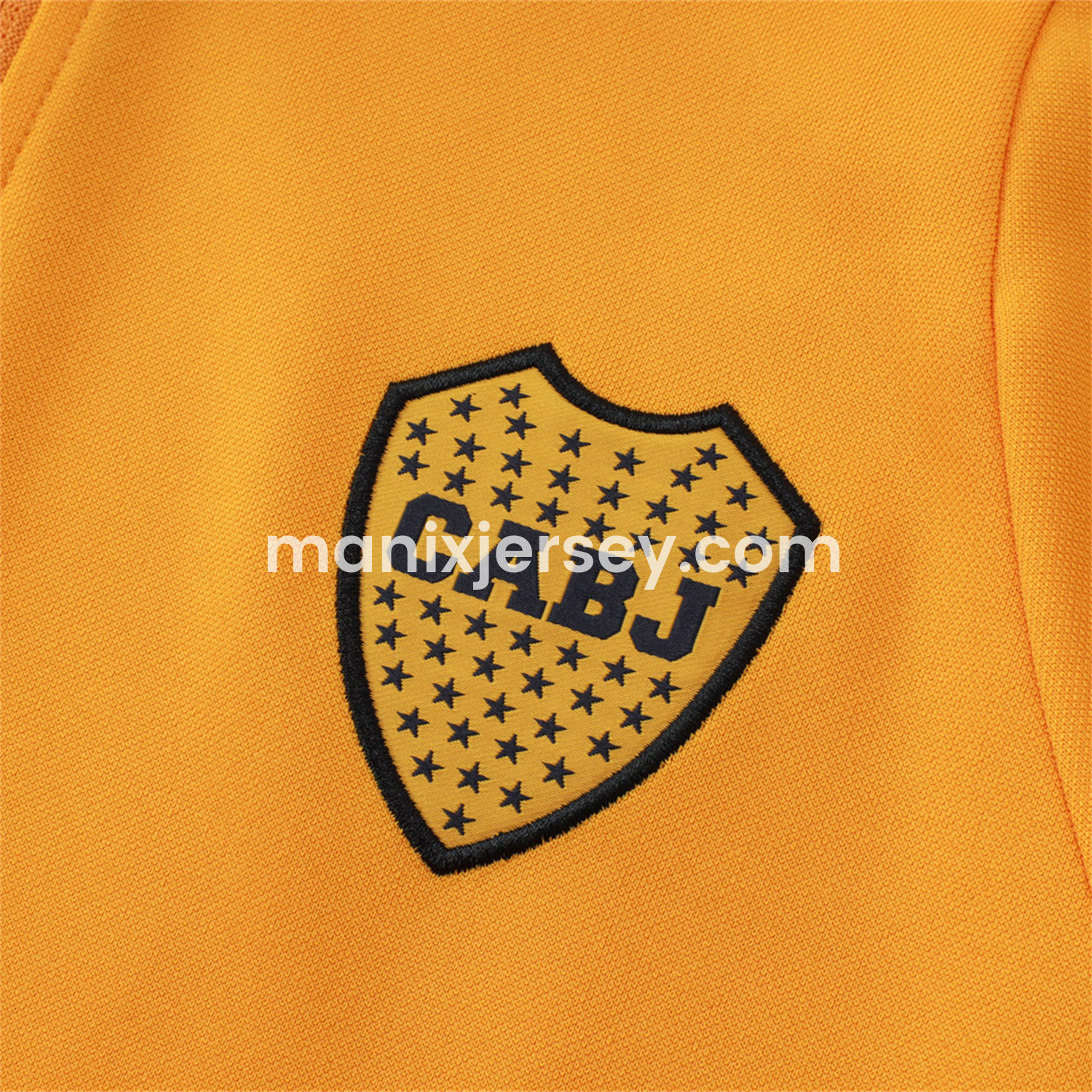 ManixJersey.com | Boca Juniors 24-25 Jacket Training Tracksuit - Yellow Top and Pants -Customize Name, Number and Patch | Worldwide Shipping
