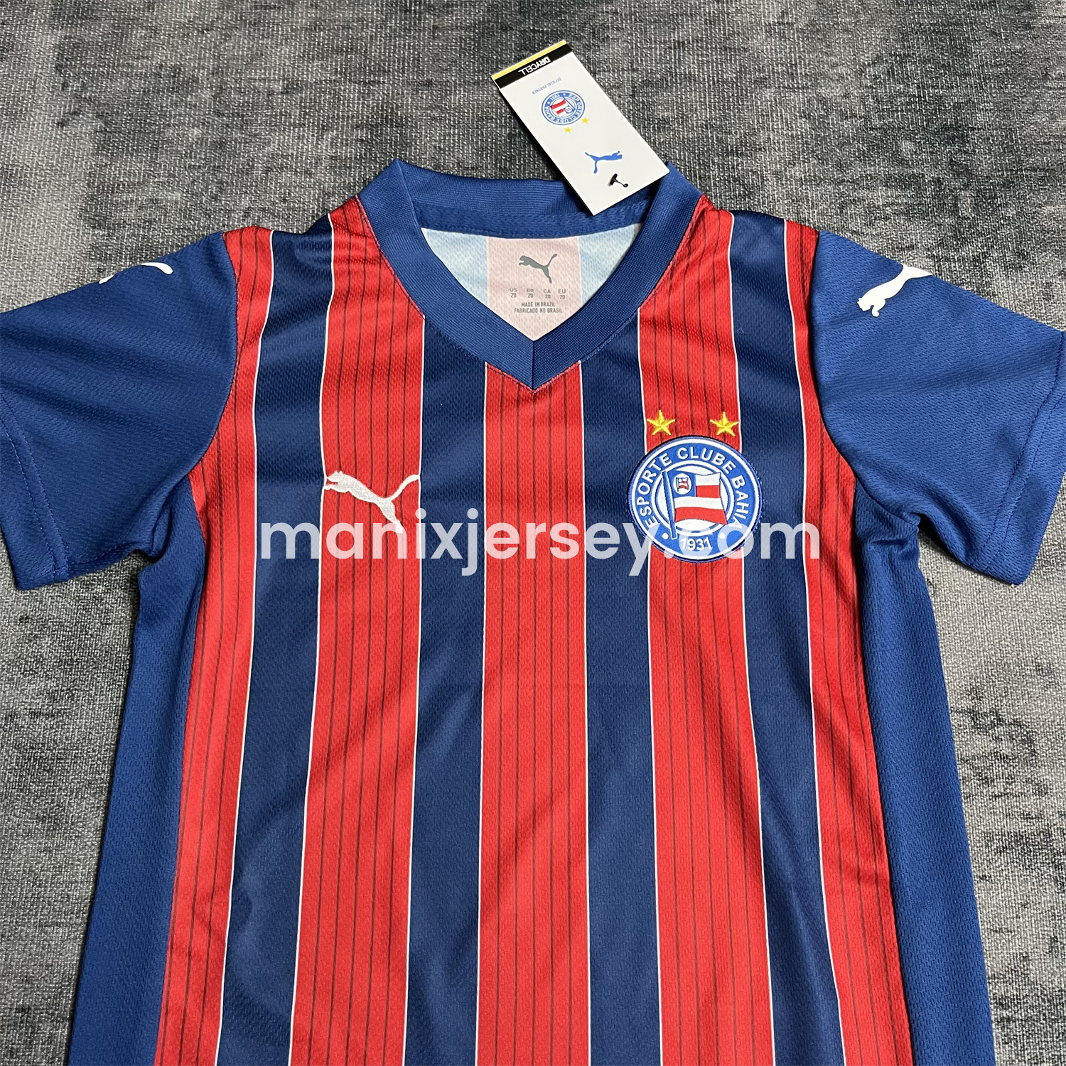 ManixJersey.com | Bahia 25-26 Away Unsponsored Kids Kit -Customize Name, Number and Patch | Worldwide Shipping