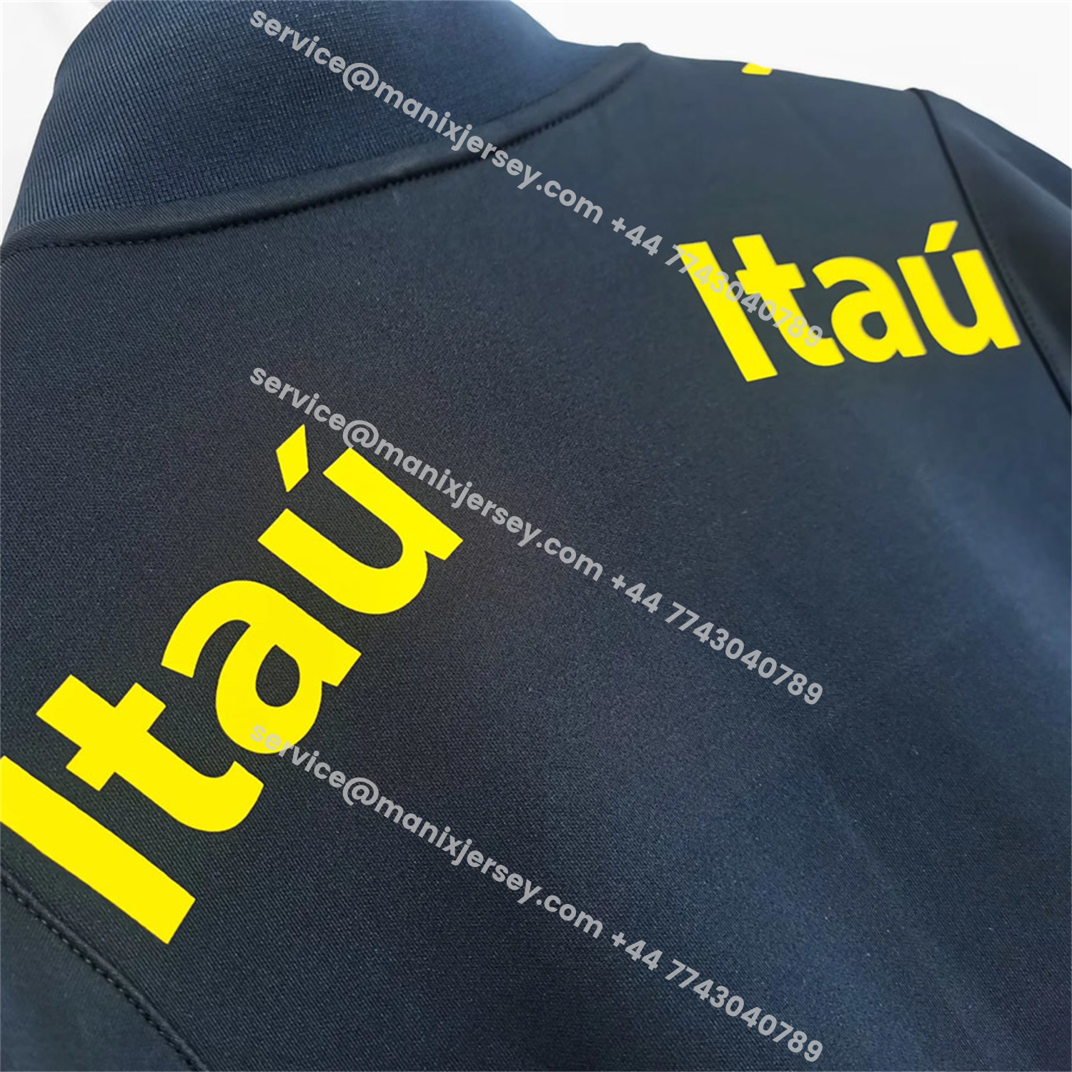 ManixJersey.com | Retro Brazil 2022 Dark Blue Windbreaker -Customize Name, Number and Patch | Worldwide Shipping