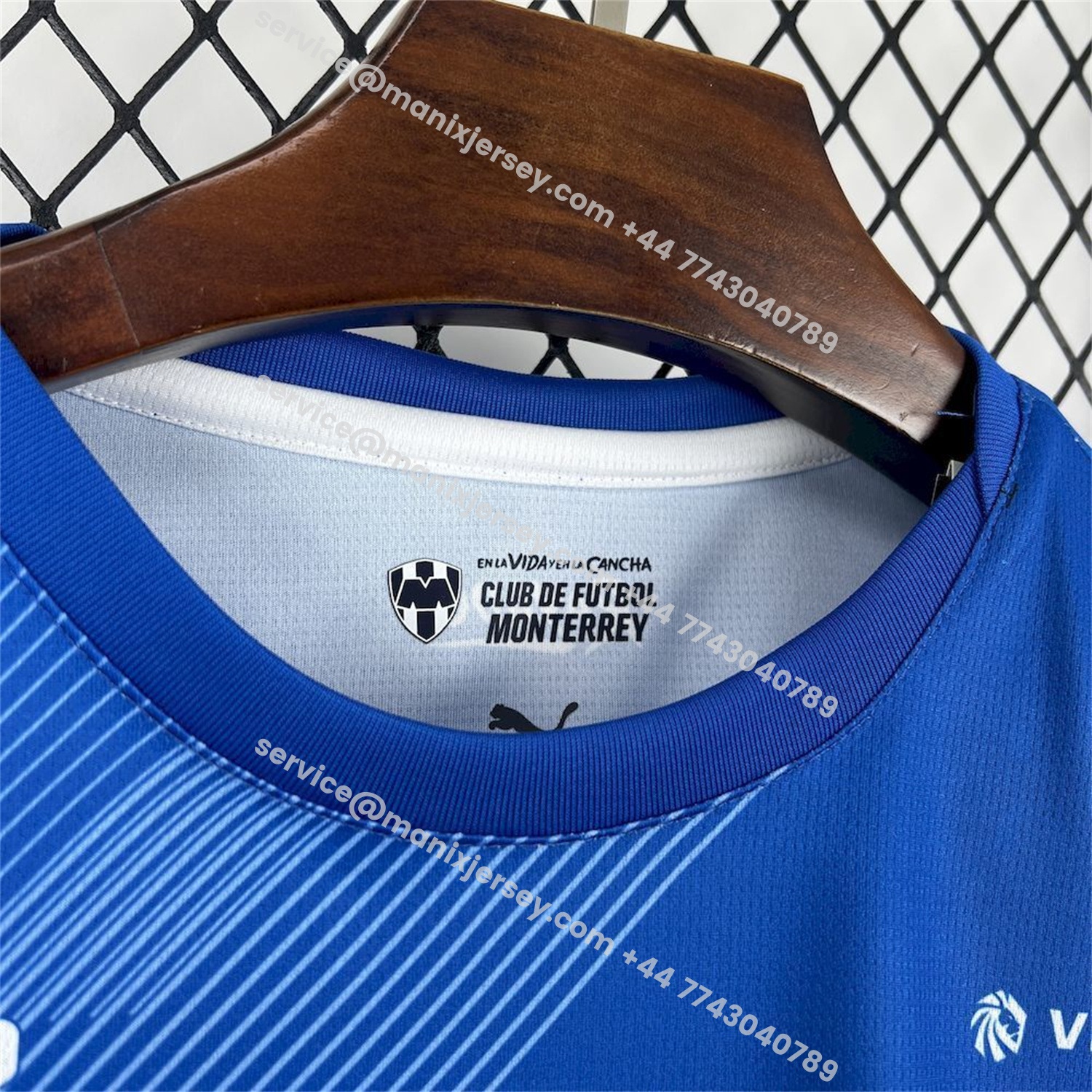 ManixJersey.com | Rayados Monterrey 25-26 Third Blue Jersey - Fans Version -Customize Name, Number and Patch | Worldwide Shipping