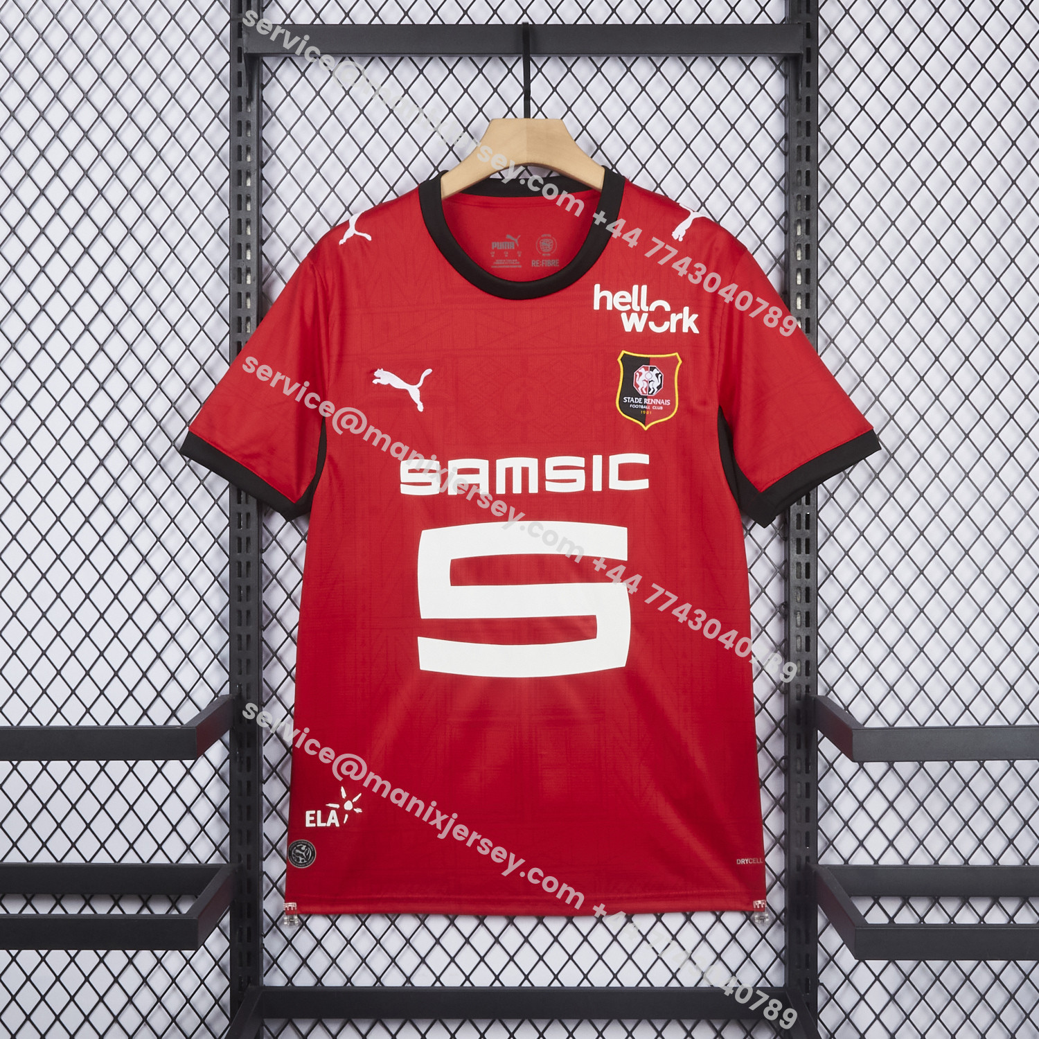 Stade Rennais 26-27 Home Jersey - Fans Version:football jersey mysite: unitedjerseyfootball 邓江浪:football