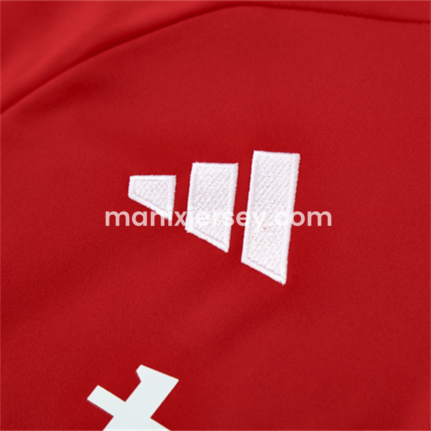 ManixJersey.com | Manchester United 25-26 Long Sleeves Training Set - Red Top & Black Pants -Customize Name, Number and Patch | Worldwide Shipping