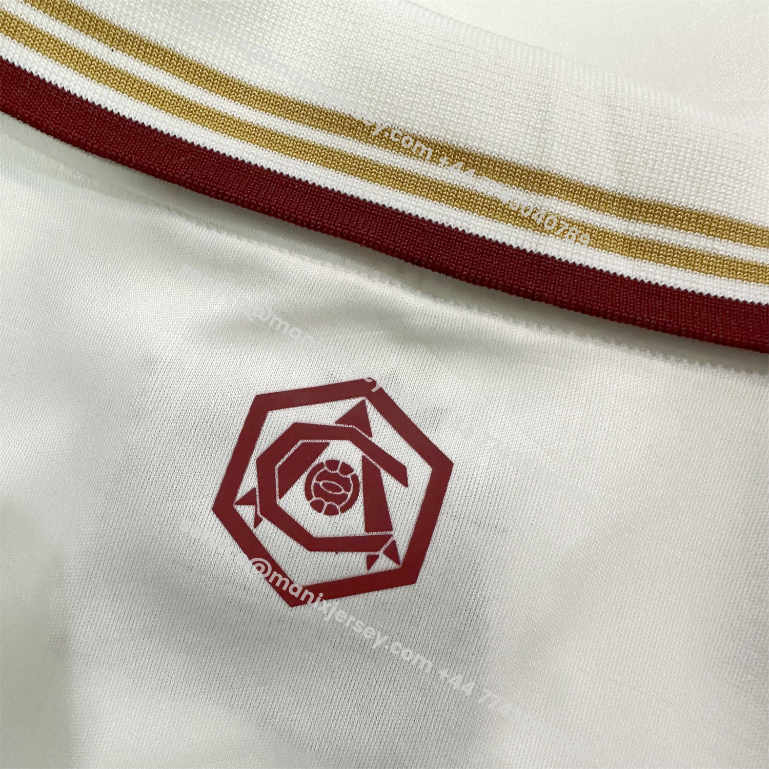 ManixJersey.com | Arsenal 25-26 Third White Jersey - Fans Version -Customize Name, Number and Patch | Worldwide Shipping