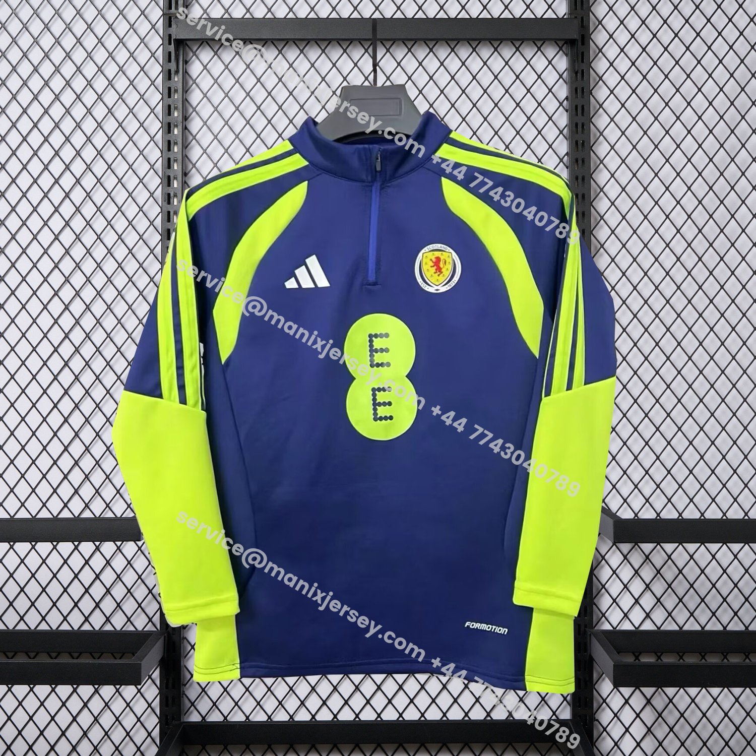 ManixJersey.com | S-c-o.t l.a-n.d 2026 Blue And Green Unisex Pullover Hoodie -Customize Name, Number and Patch | Worldwide Shipping