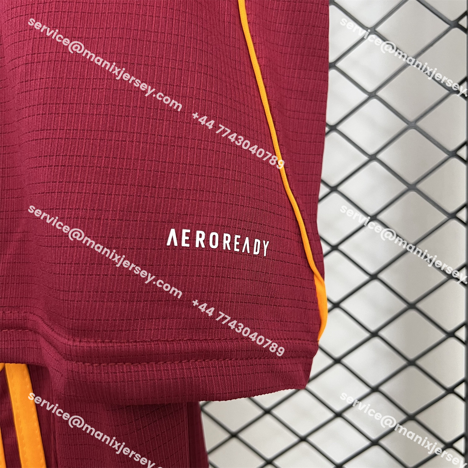 ManixJersey.com | AS Roma 25-26 Home Unsponsored Kids Kit -Customize Name, Number and Patch | Worldwide Shipping