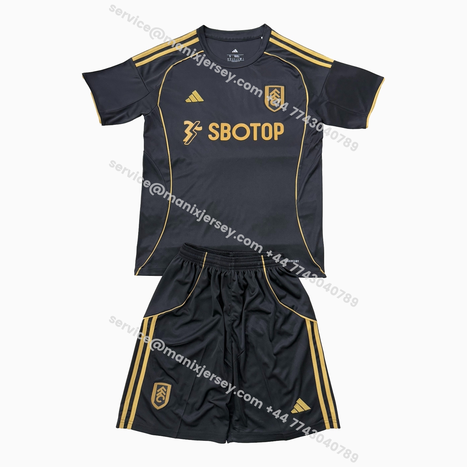 ManixJersey.com | Fulham 25-26 Third Men's Adult Jersey Set - Fans Version -Customize Name, Number and Patch | Worldwide Shipping