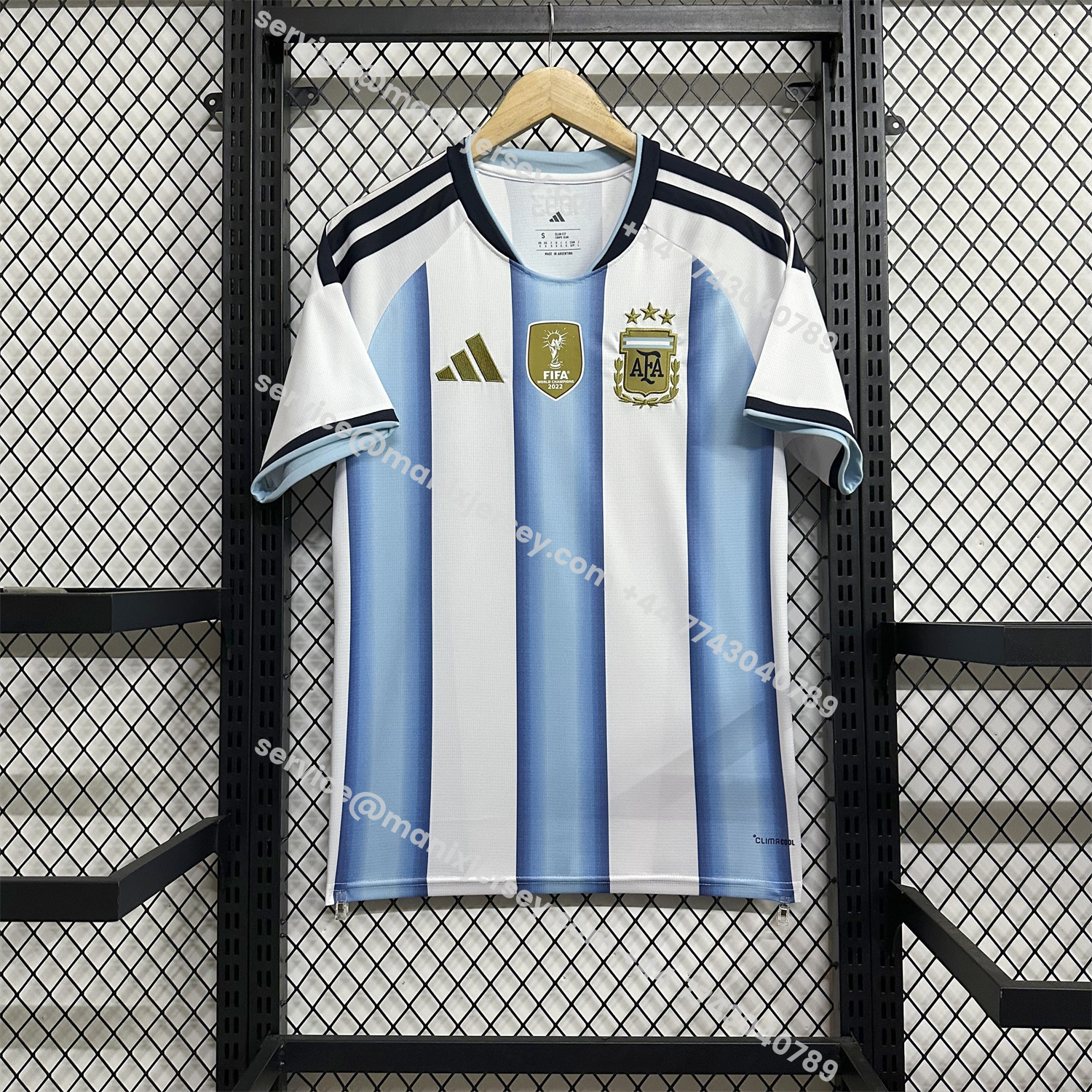 ManixJersey.com | Argentina 2026 Home Jersey - Fans Version -Customize Name, Number and Patch | Worldwide Shipping