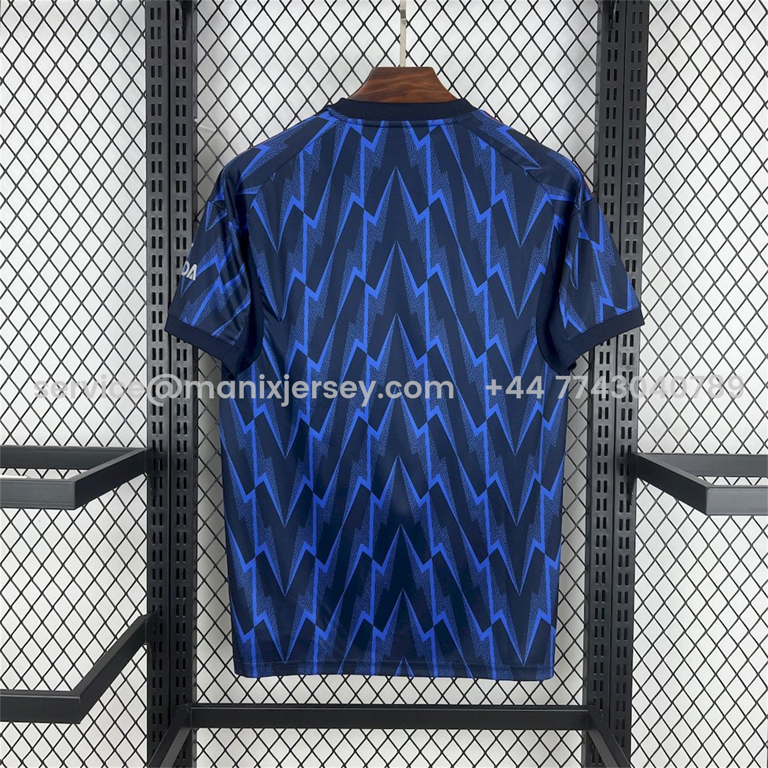 ManixJersey.com | Arsenal 25-26 Away Blue Jersey - Fans Version -Customize Name, Number and Patch | Worldwide Shipping