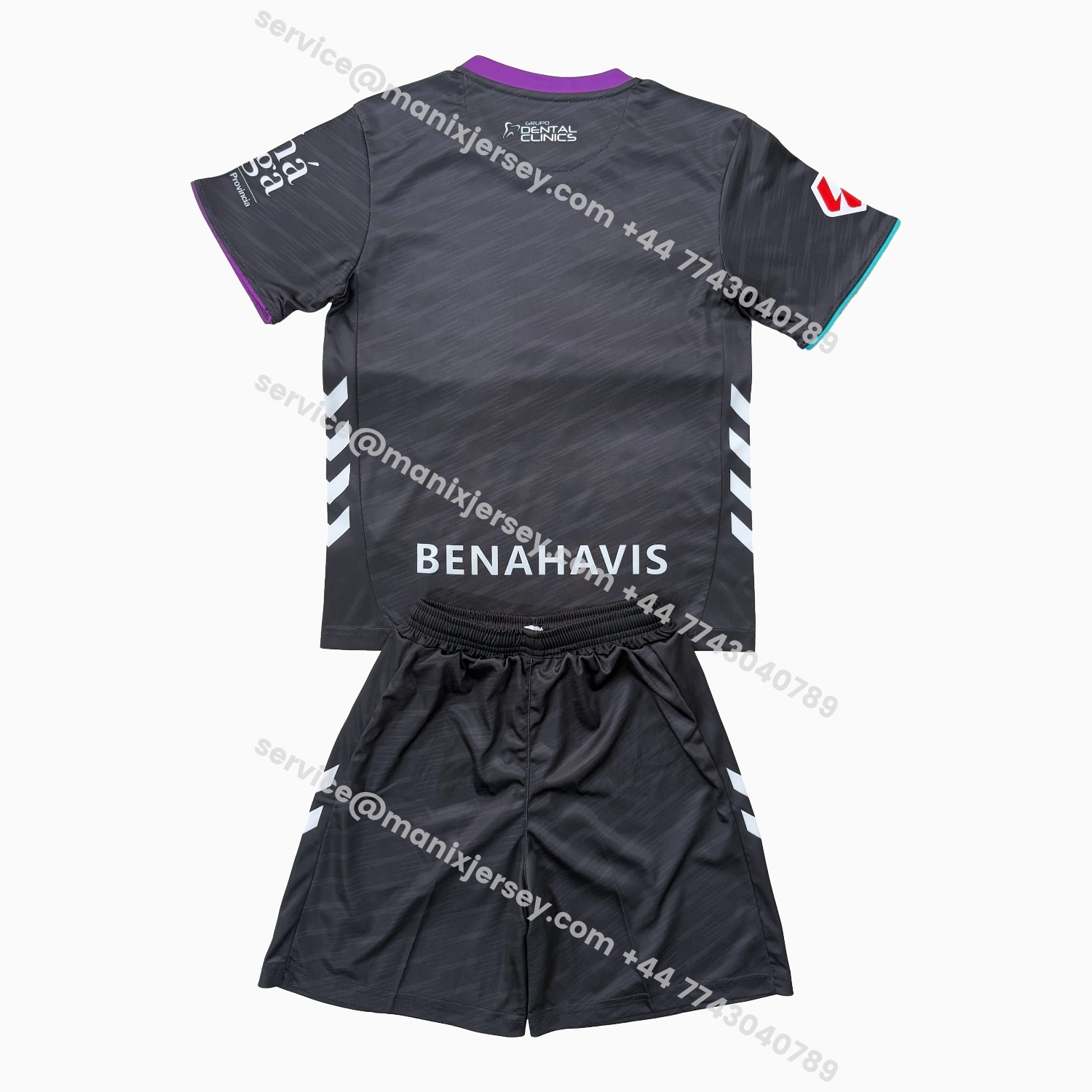 ManixJersey.com | Malaga 25-26 Away Kids Kit -Customize Name, Number and Patch | Worldwide Shipping