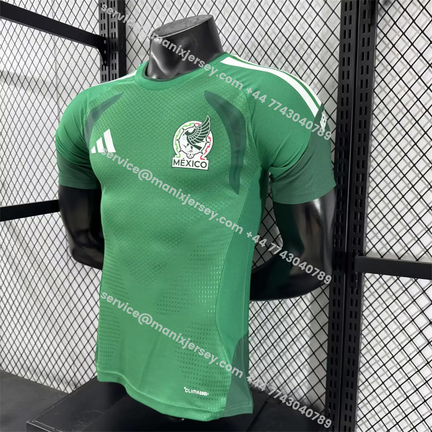 ManixJersey.com | Mexico 2026 Green Pre-Match Training Jersey - Player Version -Customize Name, Number and Patch | Worldwide Shipping