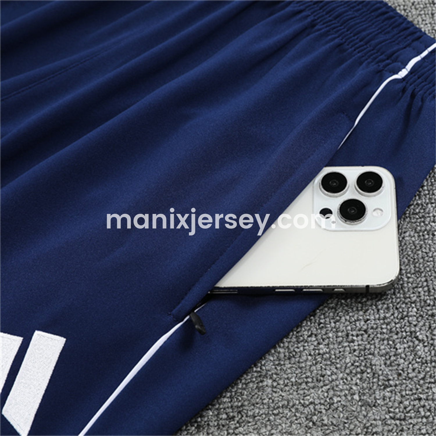 ManixJersey.com | Arsenal 25-26 Long Sleeves Training Set - Colorful Camouflage Top & Royal Blue Pants -Customize Name, Number and Patch | Worldwide Shipping