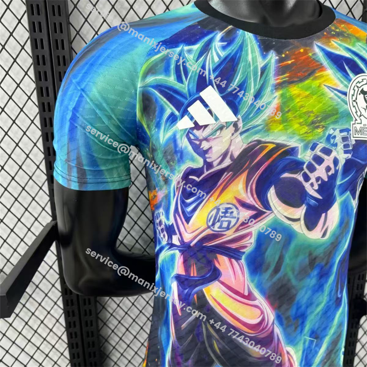 ManixJersey.com | Mexico 25-26 Dragon Ball Goku And Bejita Special Jersey - Player Version -Customize Name, Number and Patch | Worldwide Shipping