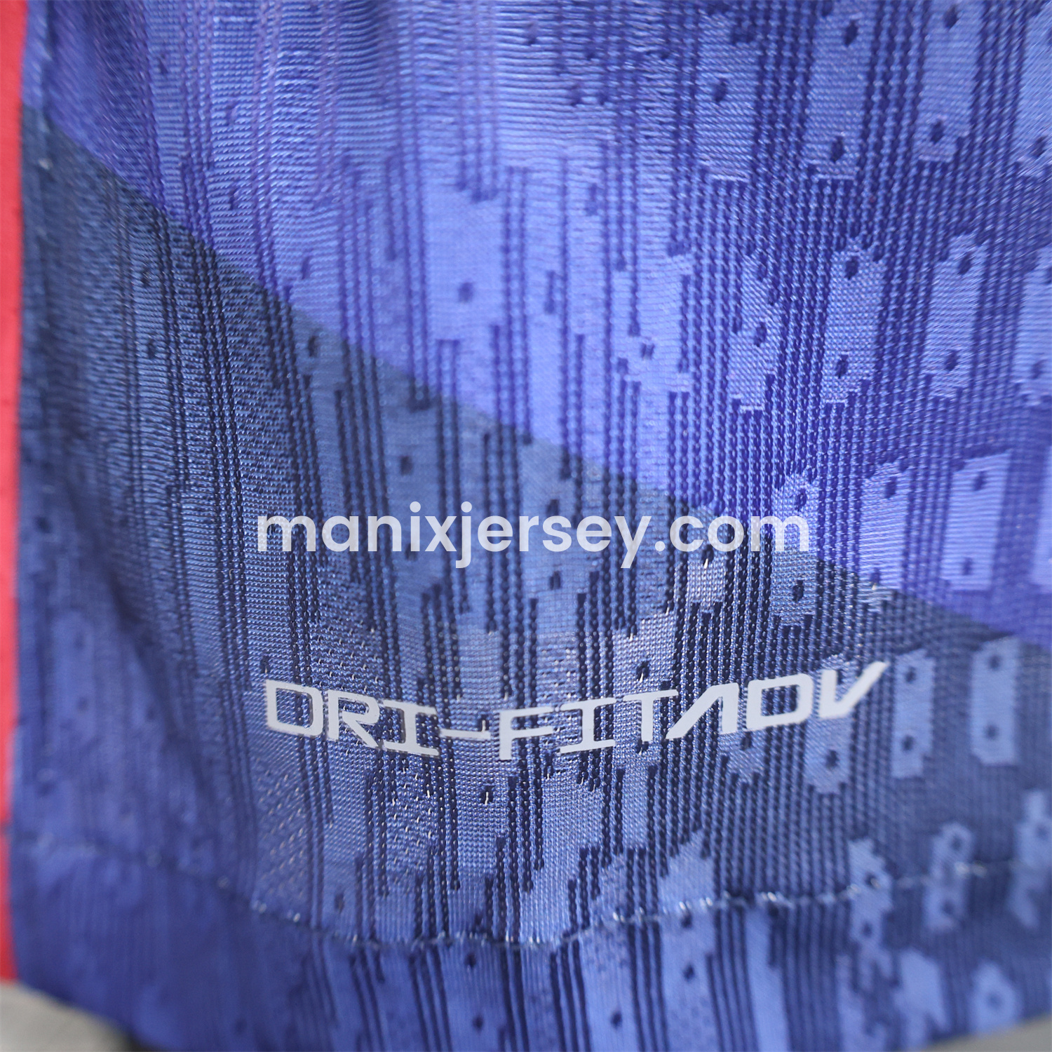 ManixJersey.com | Barcelona 25-26 Red Diagonal Special Blue Jersey - Player Version -Customize Name, Number and Patch | Worldwide Shipping