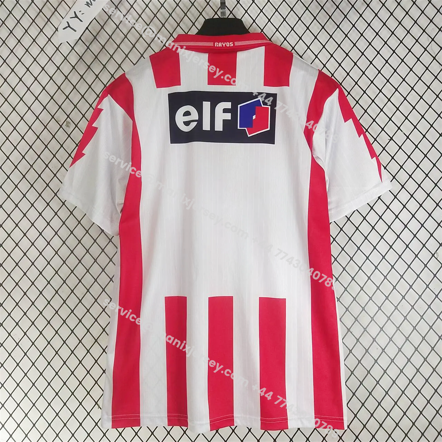 ManixJersey.com | Retro Club Necaxa 1995-96 Home Jersey -Customize Name, Number and Patch | Worldwide Shipping