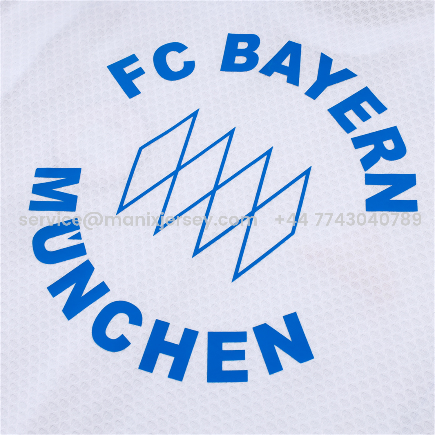 ManixJersey.com | Bayern Munich 25-26 Short-Sleeve Training Set - White Throwback Top & Grey Shorts -Customize Name, Number and Patch | Worldwide Shipping