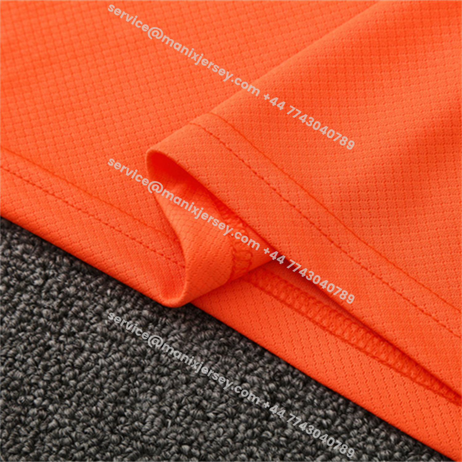 ManixJersey.com | Brazil 25-26 Kids Short-Sleeve Training Set - Orange Top & Black Shorts -Customize Name, Number and Patch | Worldwide Shipping