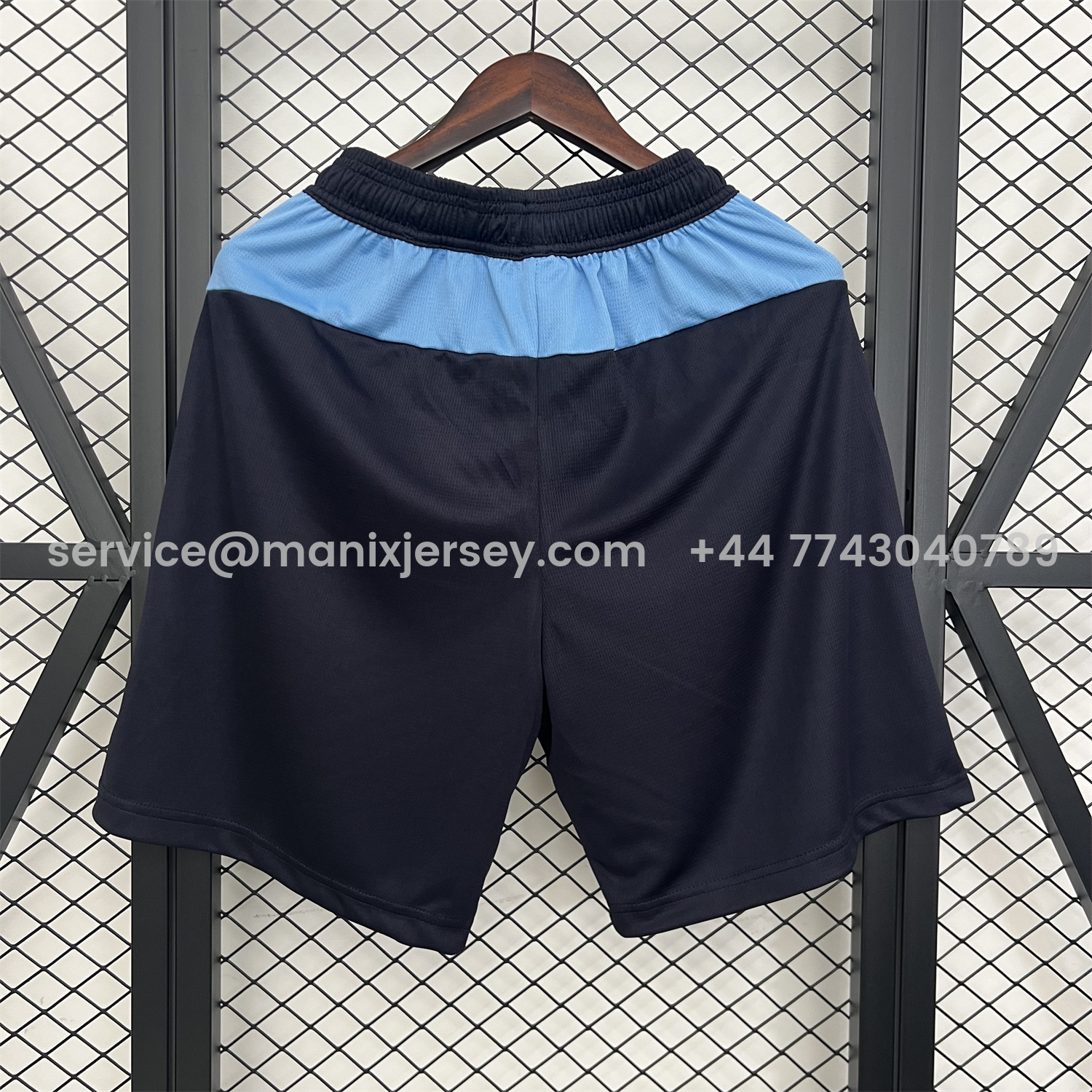 ManixJersey.com | Manchester City 25-26 Deep Blue Shorts - Fans Version -Customize Name, Number and Patch | Worldwide Shipping