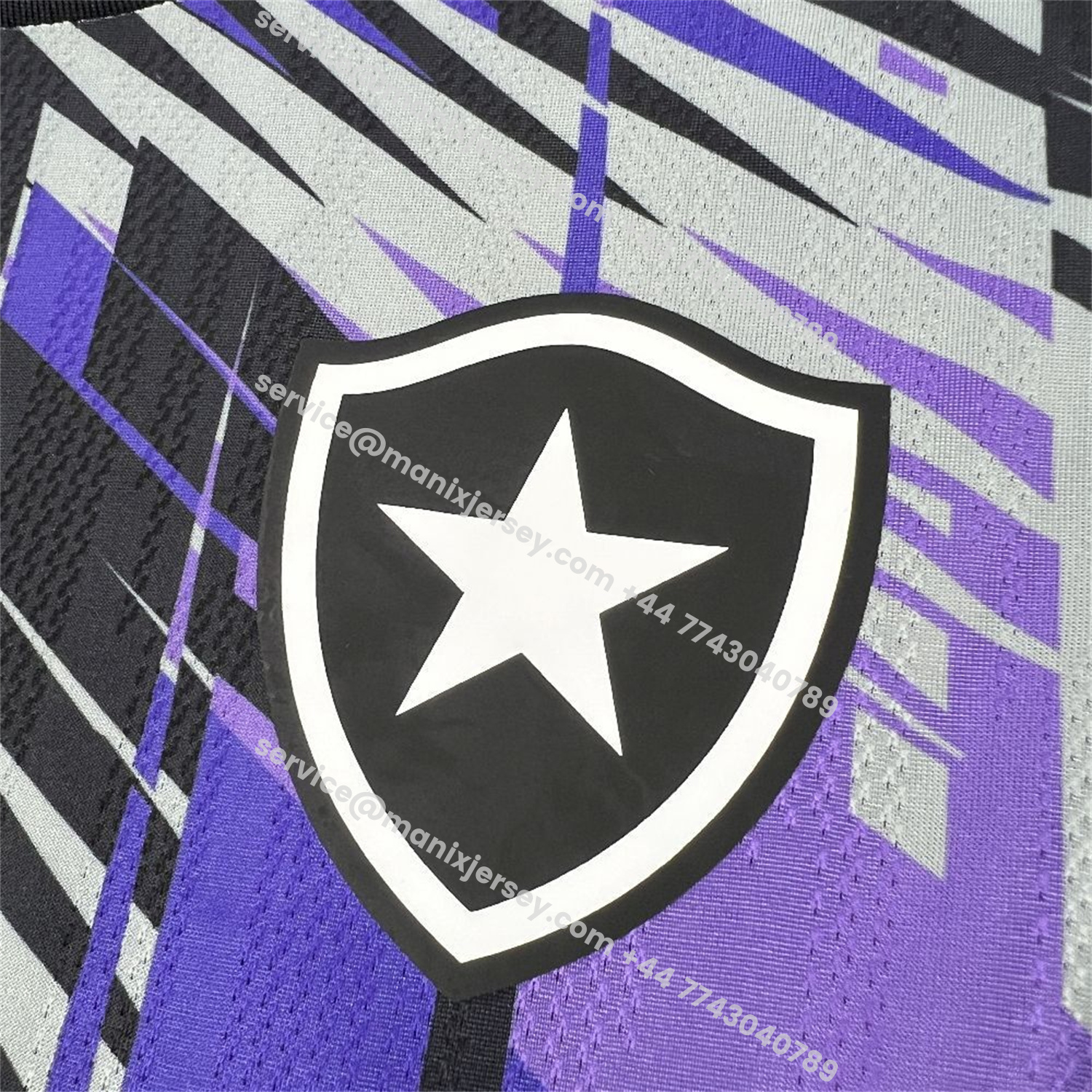ManixJersey.com | Botafogo 25-26 Purple Pre-Match Jersey - Fans Version -Customize Name, Number and Patch | Worldwide Shipping