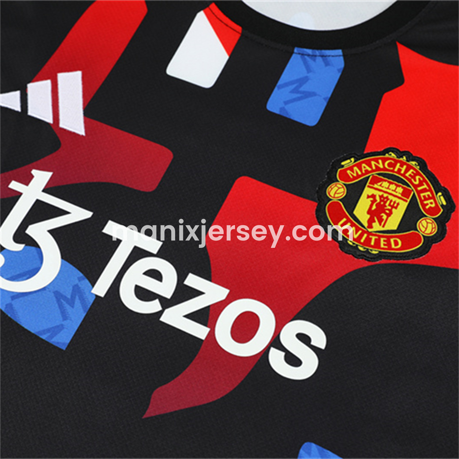ManixJersey.com | Manchester United 24-25 Pre-Match Kids Short-Sleeve Training Set - Camouflage -Customize Name, Number and Patch | Worldwide Shipping