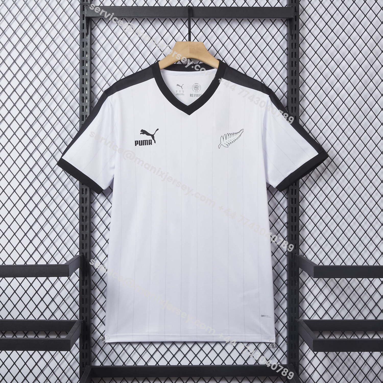 ManixJersey.com | New Zealand 2026 Home White Jersey (Leaked Version) - Fans Version -Customize Name, Number and Patch | Worldwide Shipping