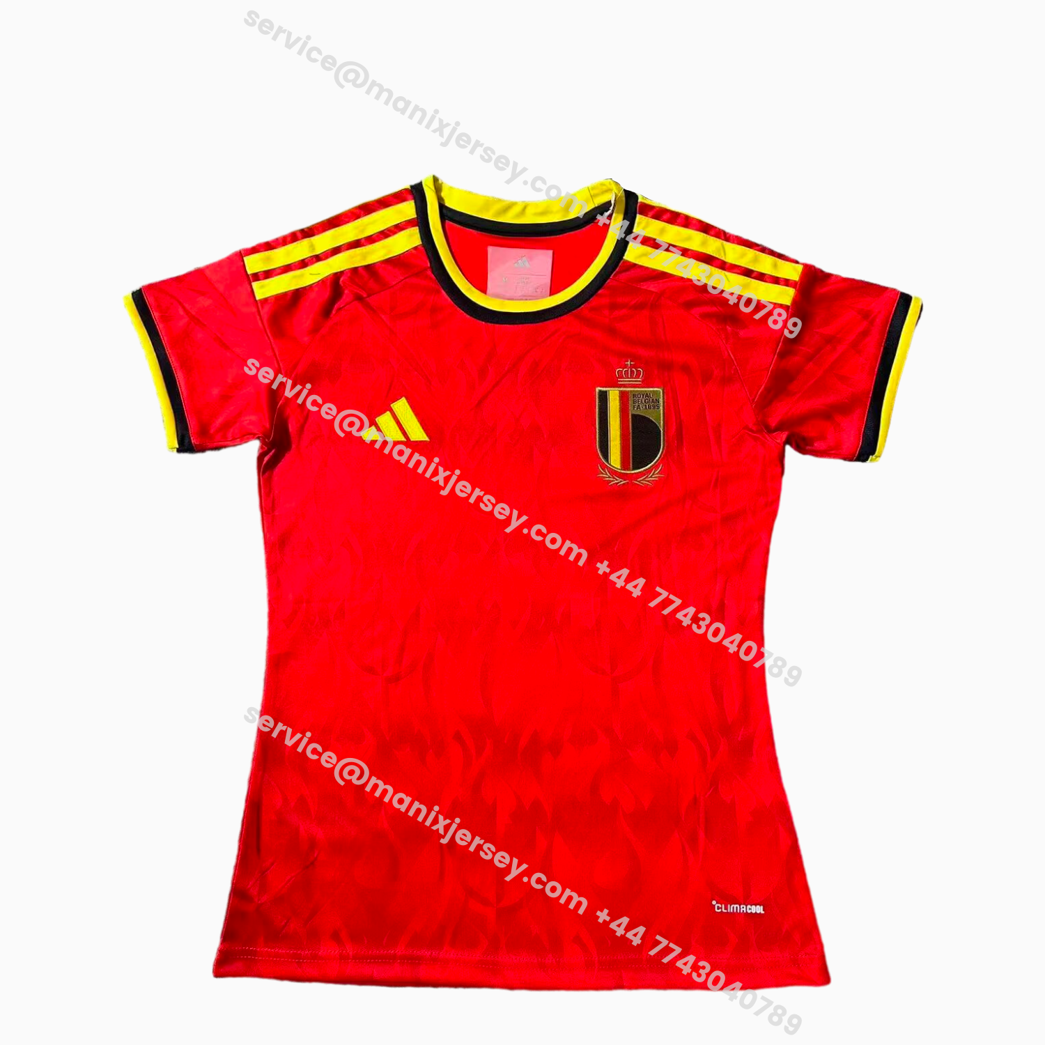 ManixJersey.com | Women's Belgium 2026 Home Jersey -Customize Name, Number and Patch | Worldwide Shipping