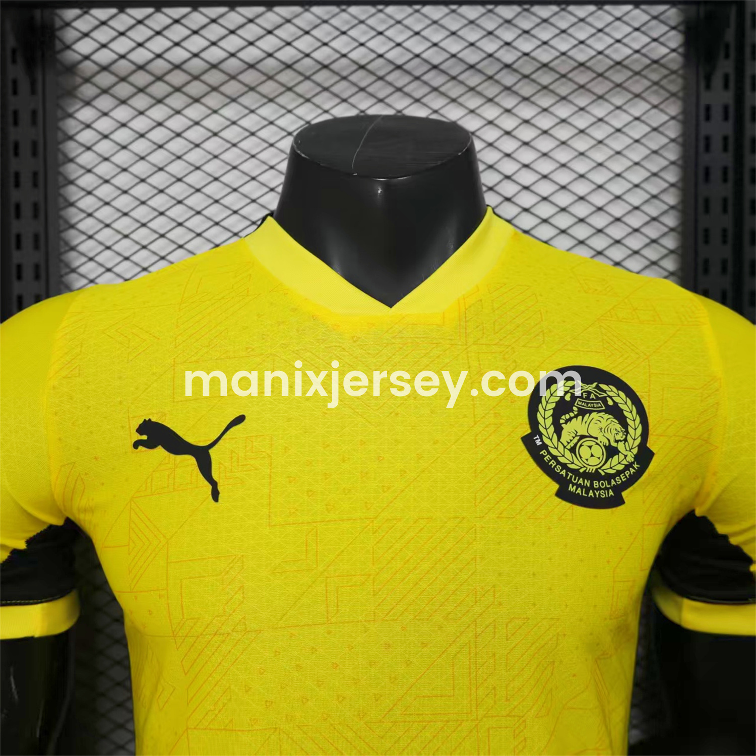 ManixJersey.com | Malaysia 25-26 Home Jersey - Player Version -Customize Name, Number and Patch | Worldwide Shipping