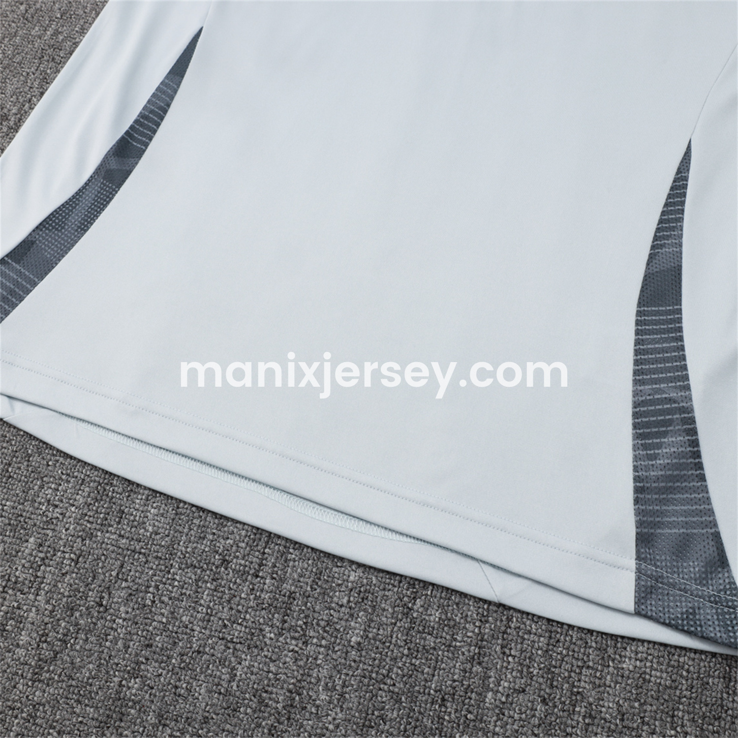 ManixJersey.com | Benfica 25-26 POLO Short-Sleeve Training Set - Grey Top and Deep Grey Pants -Customize Name, Number and Patch | Worldwide Shipping