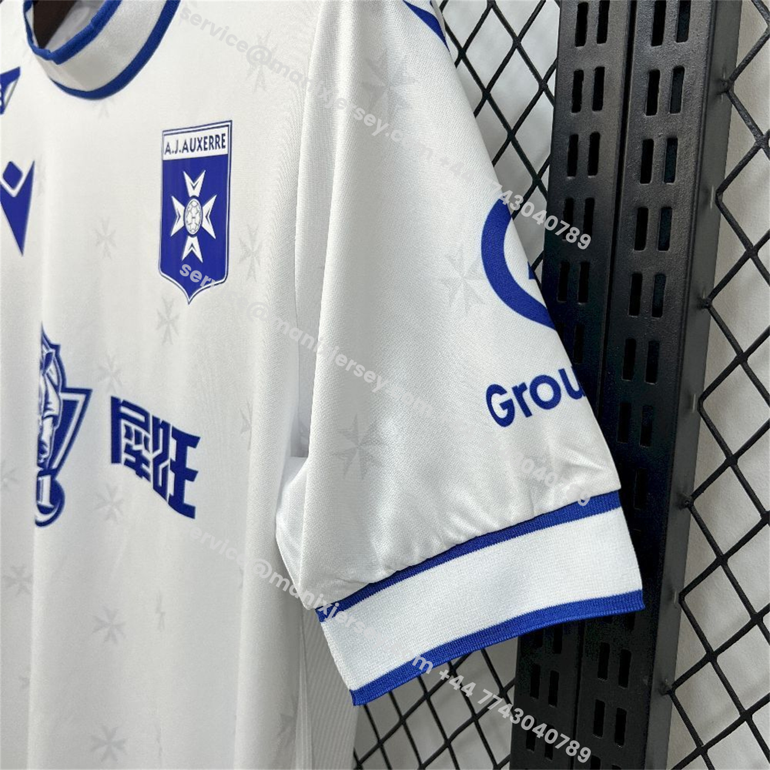 ManixJersey.com | Auxerre 25-26 Home Jersey - Fans Version -Customize Name, Number and Patch | Worldwide Shipping