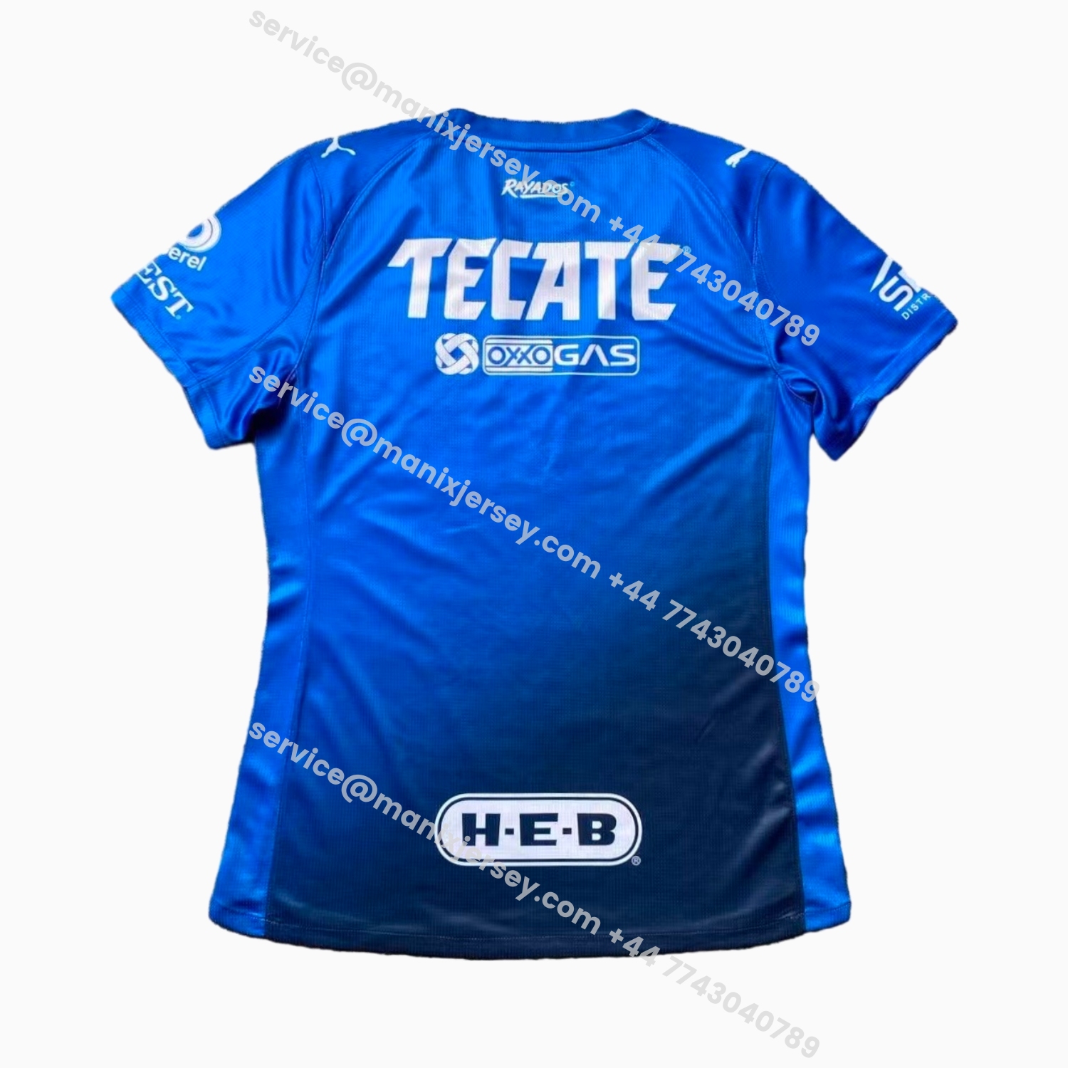 ManixJersey.com | Women's Rayados Monterrey 25-26 Third Blue Jersey -Customize Name, Number and Patch | Worldwide Shipping