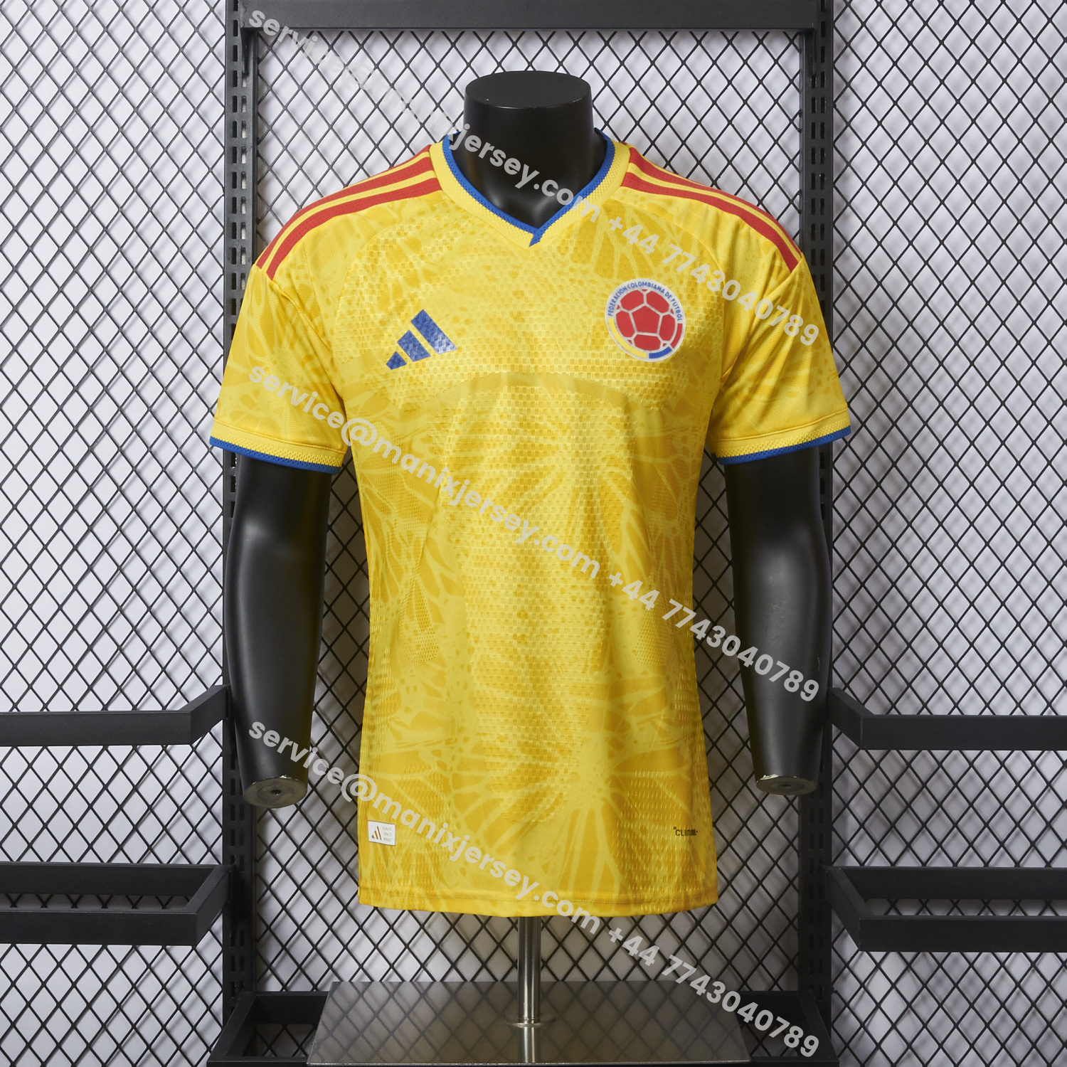 ManixJersey.com | Colombia 2026 Home Jersey (Leaked Version) - Player Version -Customize Name, Number and Patch | Worldwide Shipping