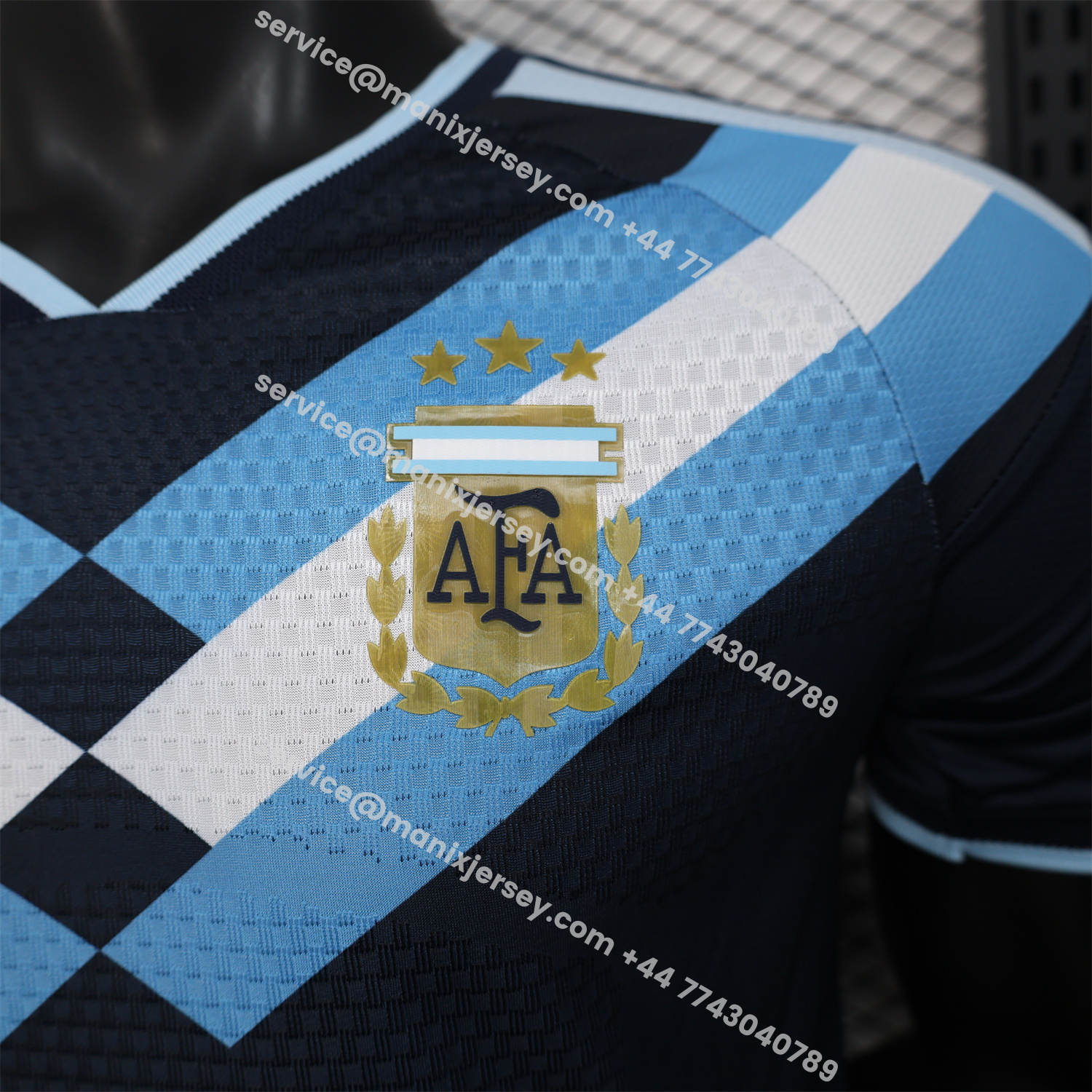 ManixJersey.com | Argentina 2026 Dark Blue Special Jersey - Player Version -Customize Name, Number and Patch | Worldwide Shipping