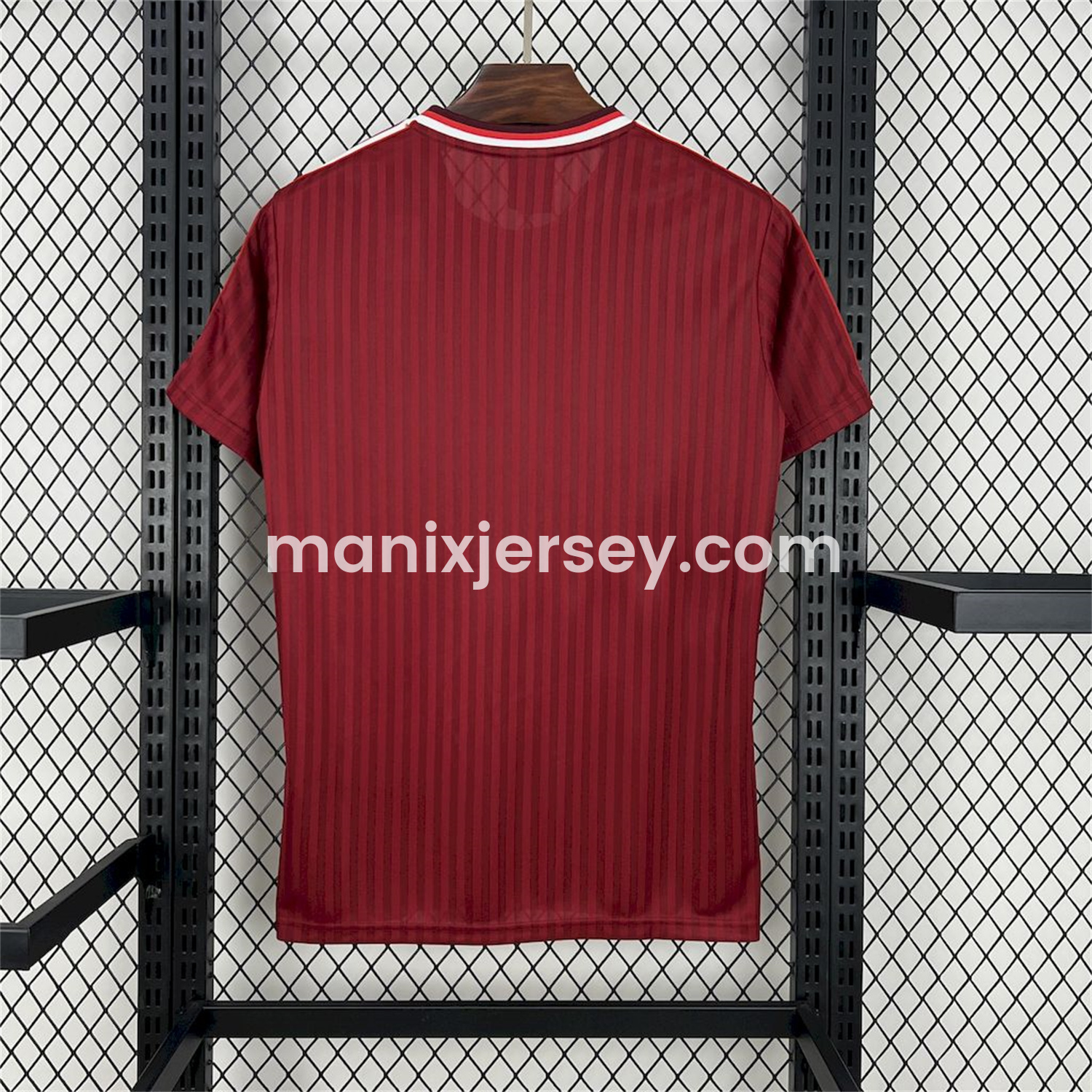 ManixJersey.com | Bayern Munich 24-25 Red Terrace Icon Retro Jersey - Fans Version -Customize Name, Number and Patch | Worldwide Shipping