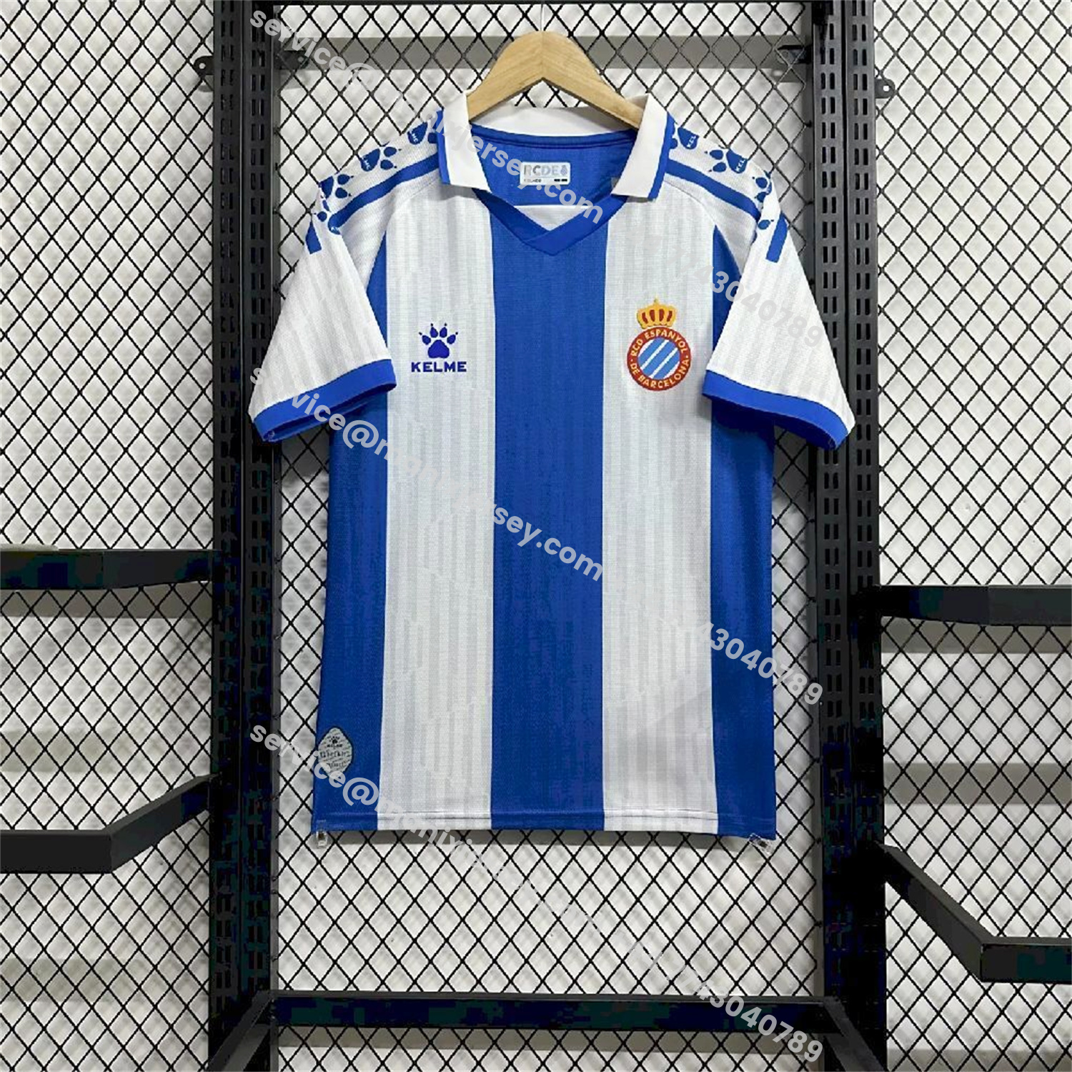 ManixJersey.com | RCD Espanyol 25-26 Home Jersey - Fans Version -Customize Name, Number and Patch | Worldwide Shipping