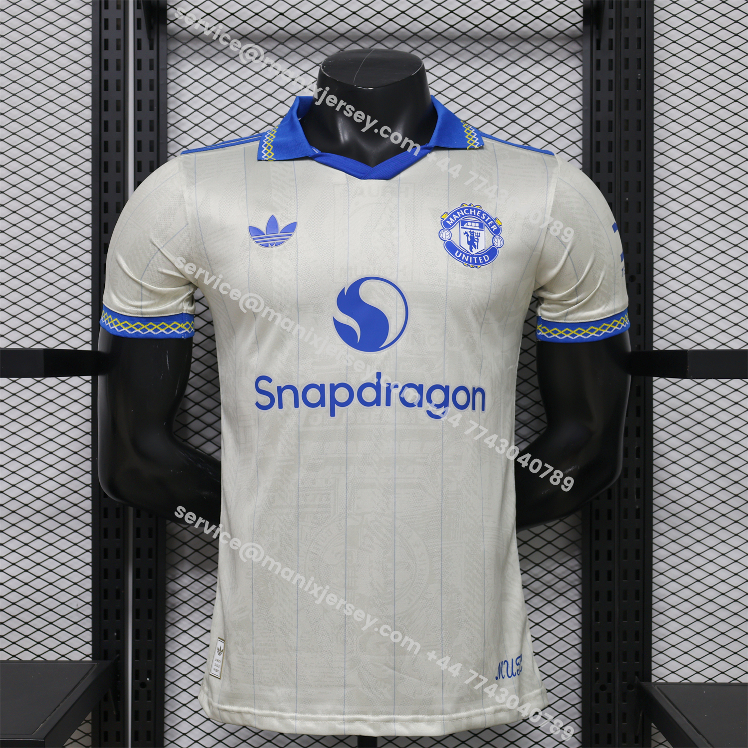 Manchester United 26-27 Terrace Icon Retro Casual Style Light Color Polo Jersey - Player Version:football jersey mysite: unitedjerseyfootball 邓江浪:football