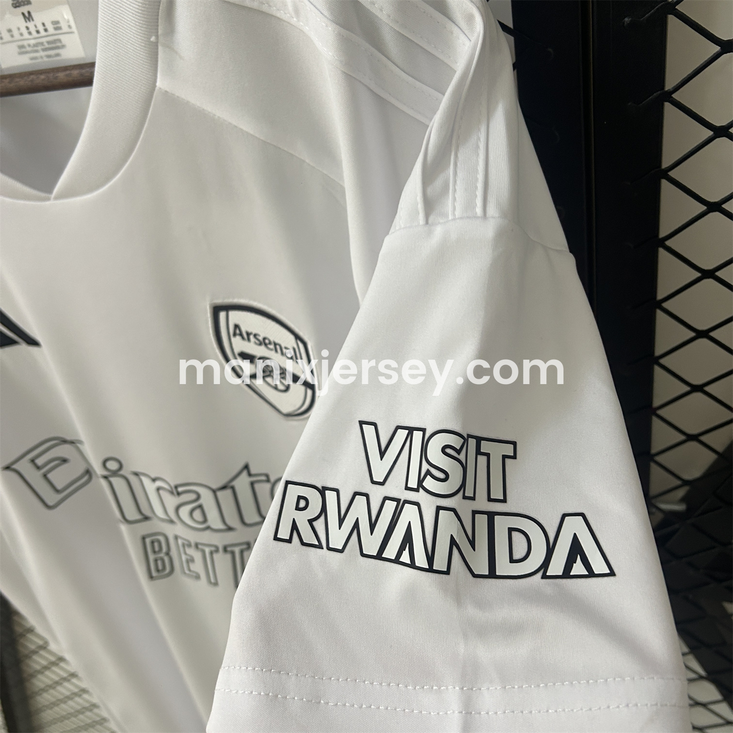 ManixJersey.com | Arsenal 24-25 No More Red White Special Edition Jersey - Fans Version -Customize Name, Number and Patch | Worldwide Shipping