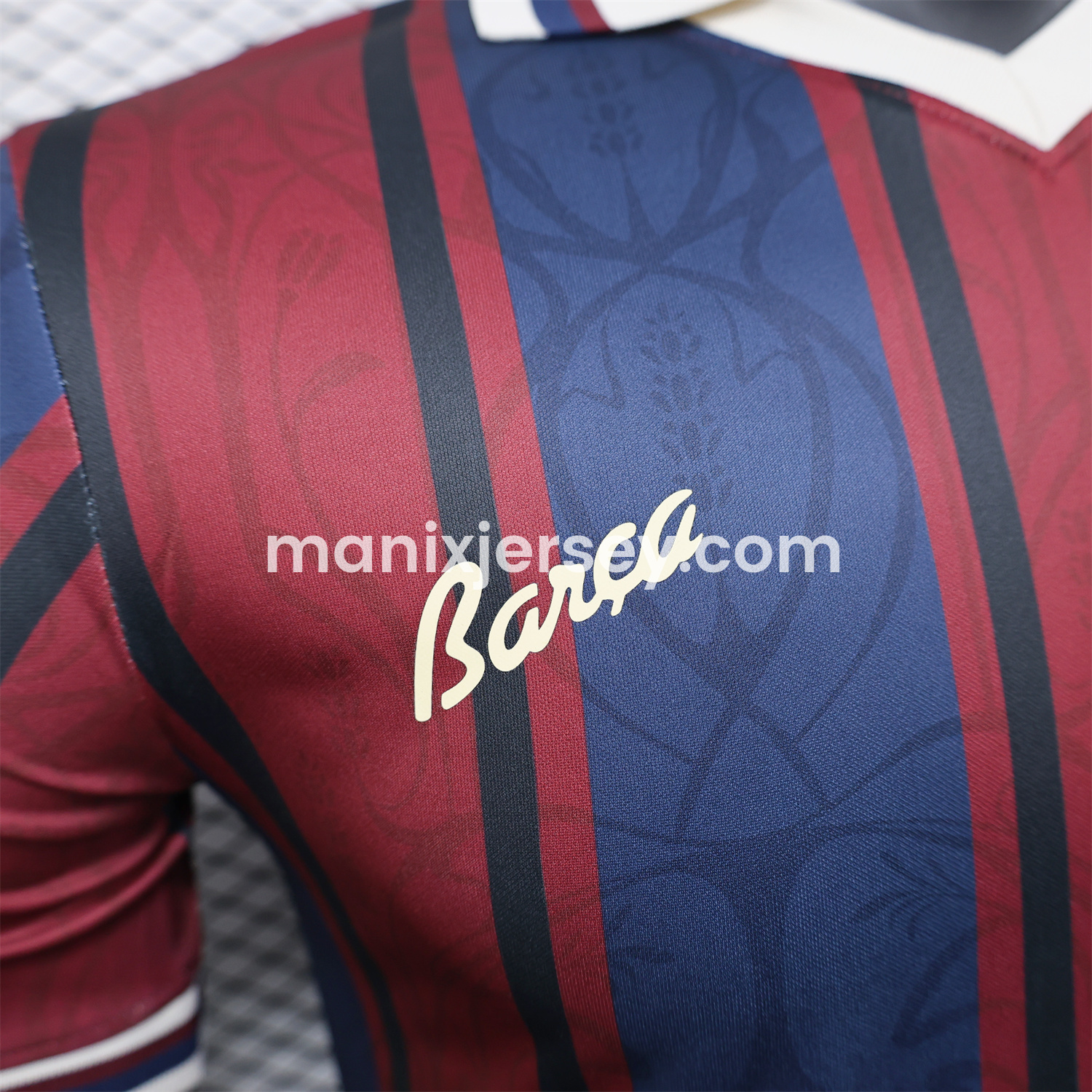 ManixJersey.com | Barcelona 25-26 125th Anniversary Retro Style Jersey - Player Version -Customize Name, Number and Patch | Worldwide Shipping
