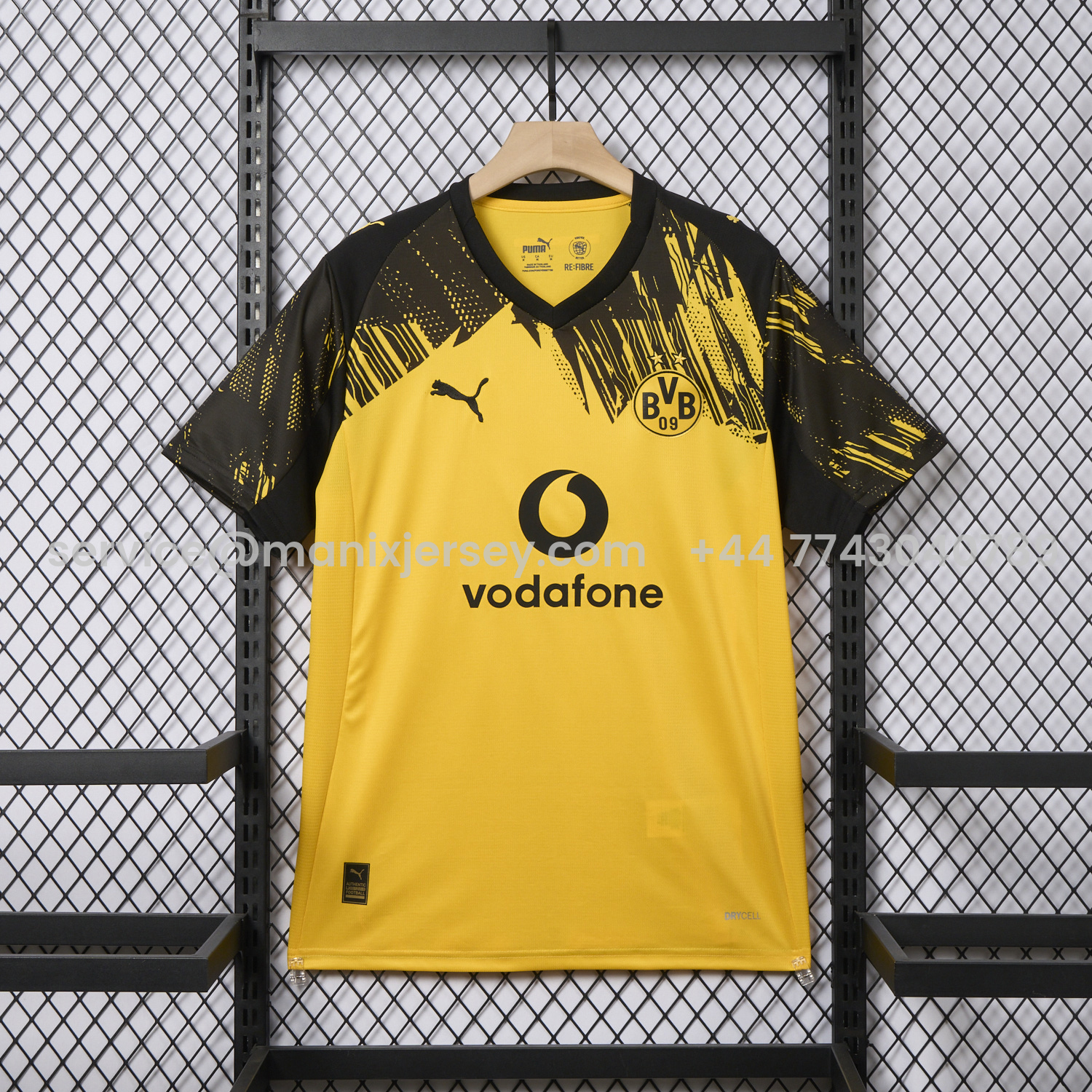 ManixJersey.com | Dortmund 25-26 Home Jersey - Fans Version -Customize Name, Number and Patch | Worldwide Shipping