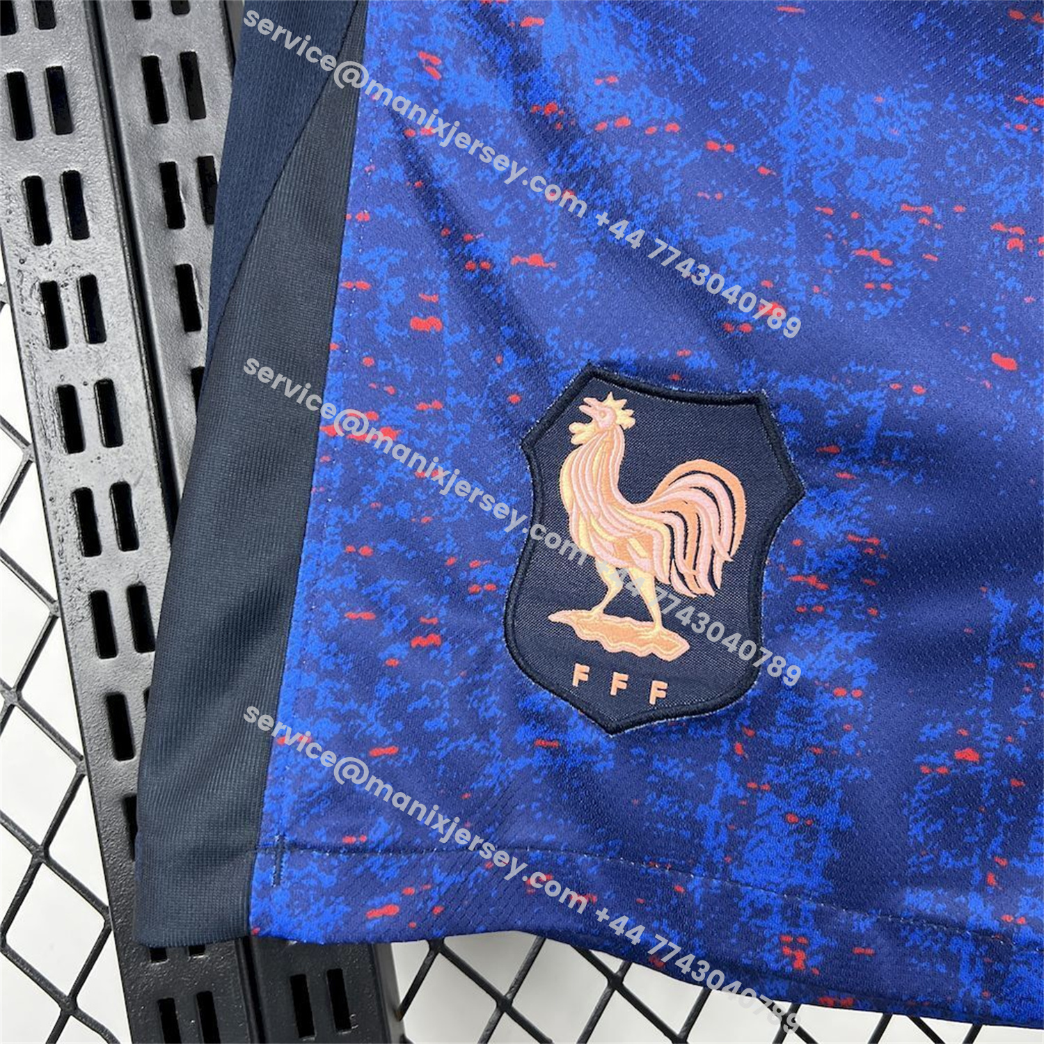 ManixJersey.com | France 2026 Home Blue Shorts - Fans Version -Customize Name, Number and Patch | Worldwide Shipping