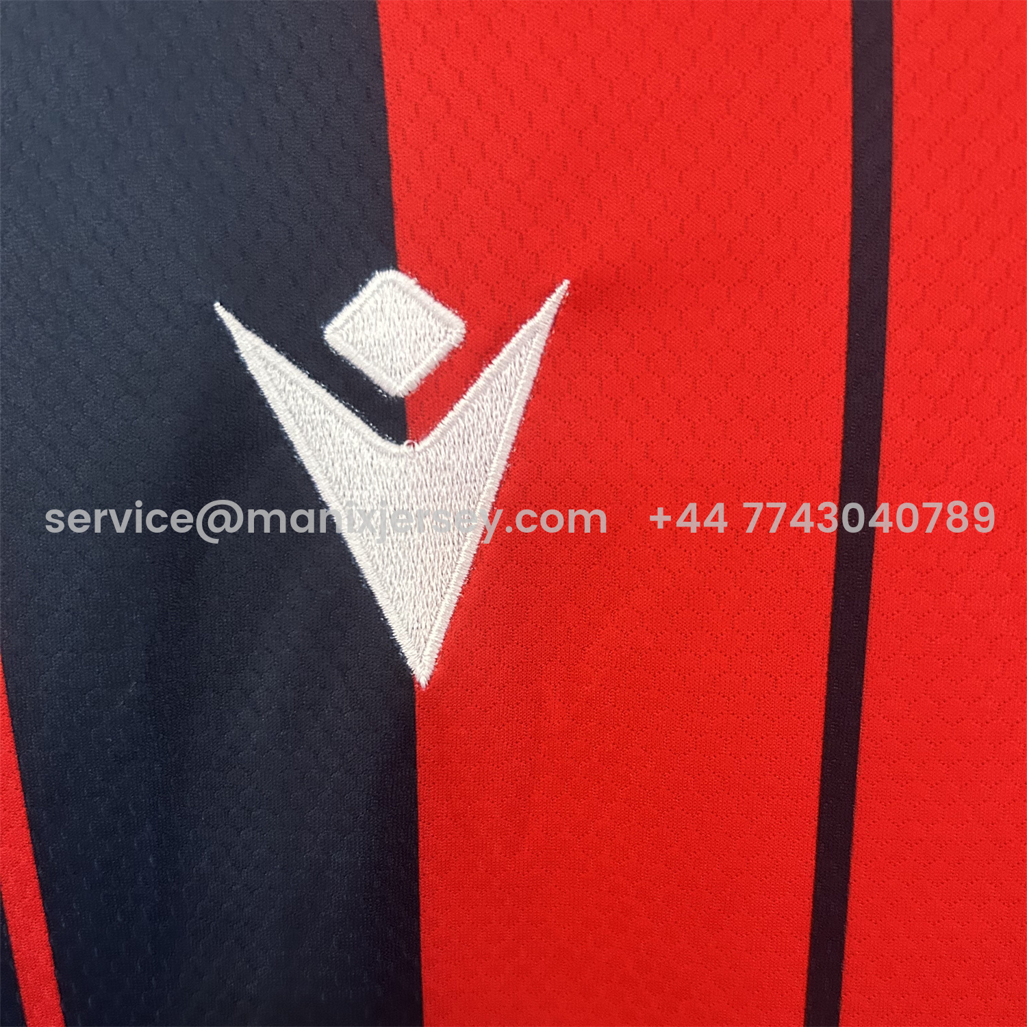 ManixJersey.com | Bologna 25-26 Home Jersey - Fans Version -Customize Name, Number and Patch | Worldwide Shipping