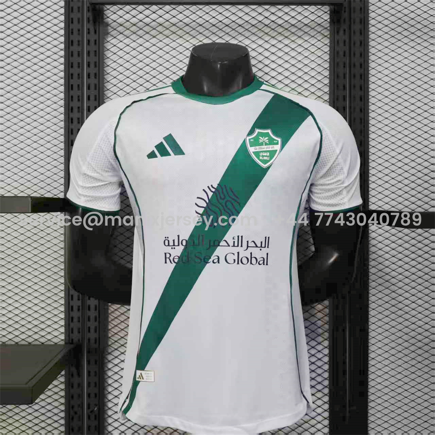 ManixJersey.com | Al-Ahli SFC Jeddah Nationals 25-26 Home Jersey - Player Version -Customize Name, Number and Patch | Worldwide Shipping