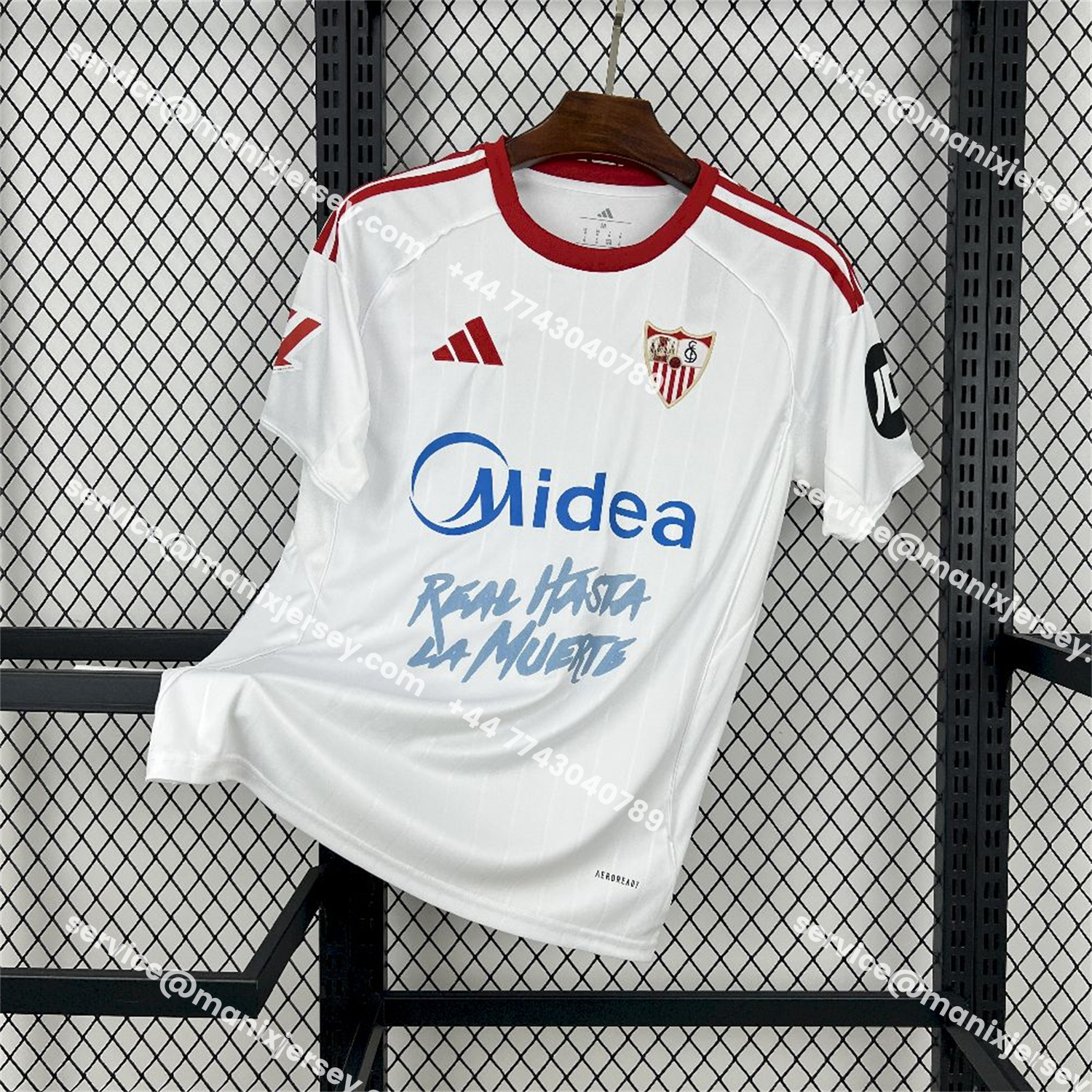 ManixJersey.com | Sevilla 25-26 Home Special Jersey - Fans Version -Customize Name, Number and Patch | Worldwide Shipping