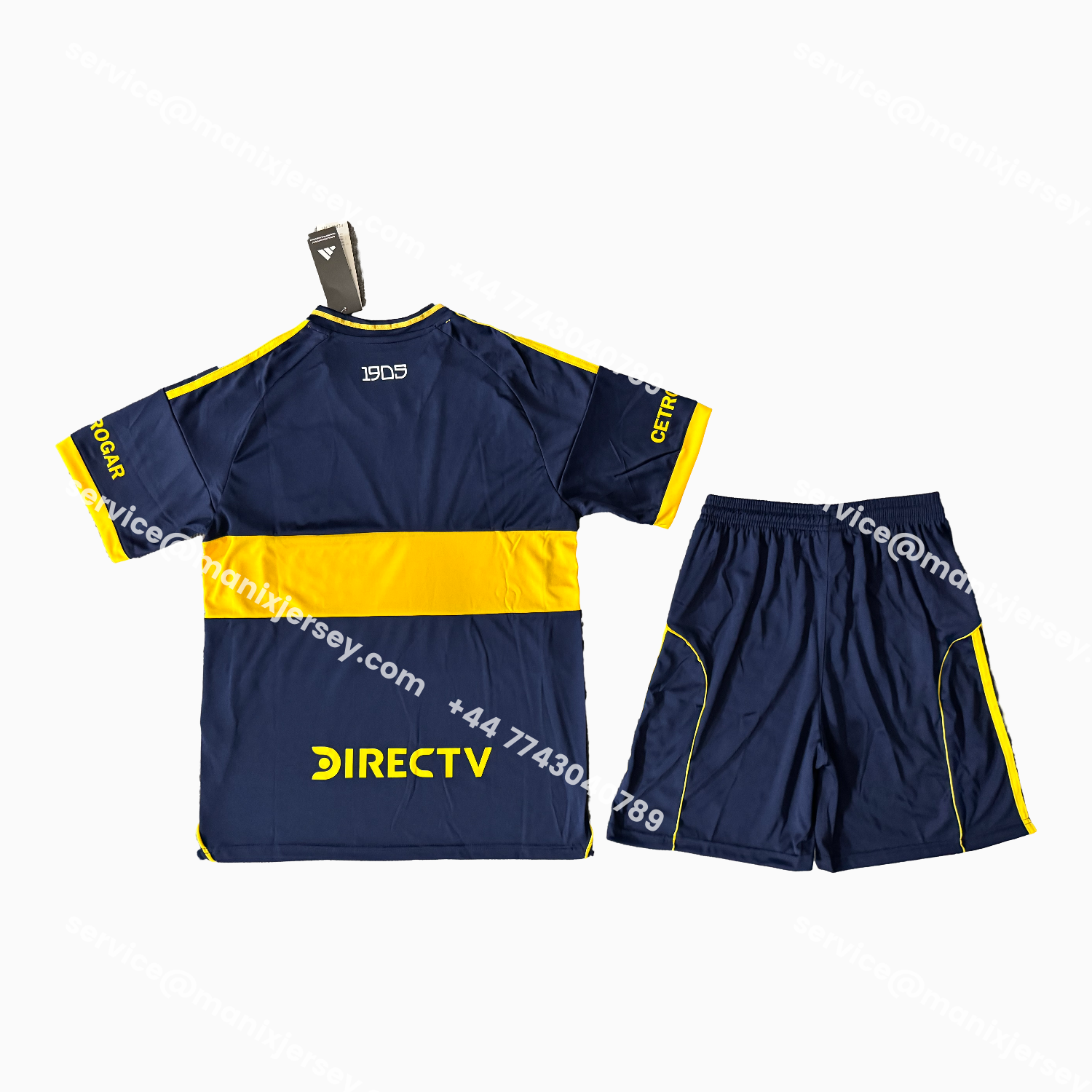 ManixJersey.com | Boca Juniors 25-26 Home Men's Adult Jersey Set - Fans Version -Customize Name, Number and Patch | Worldwide Shipping