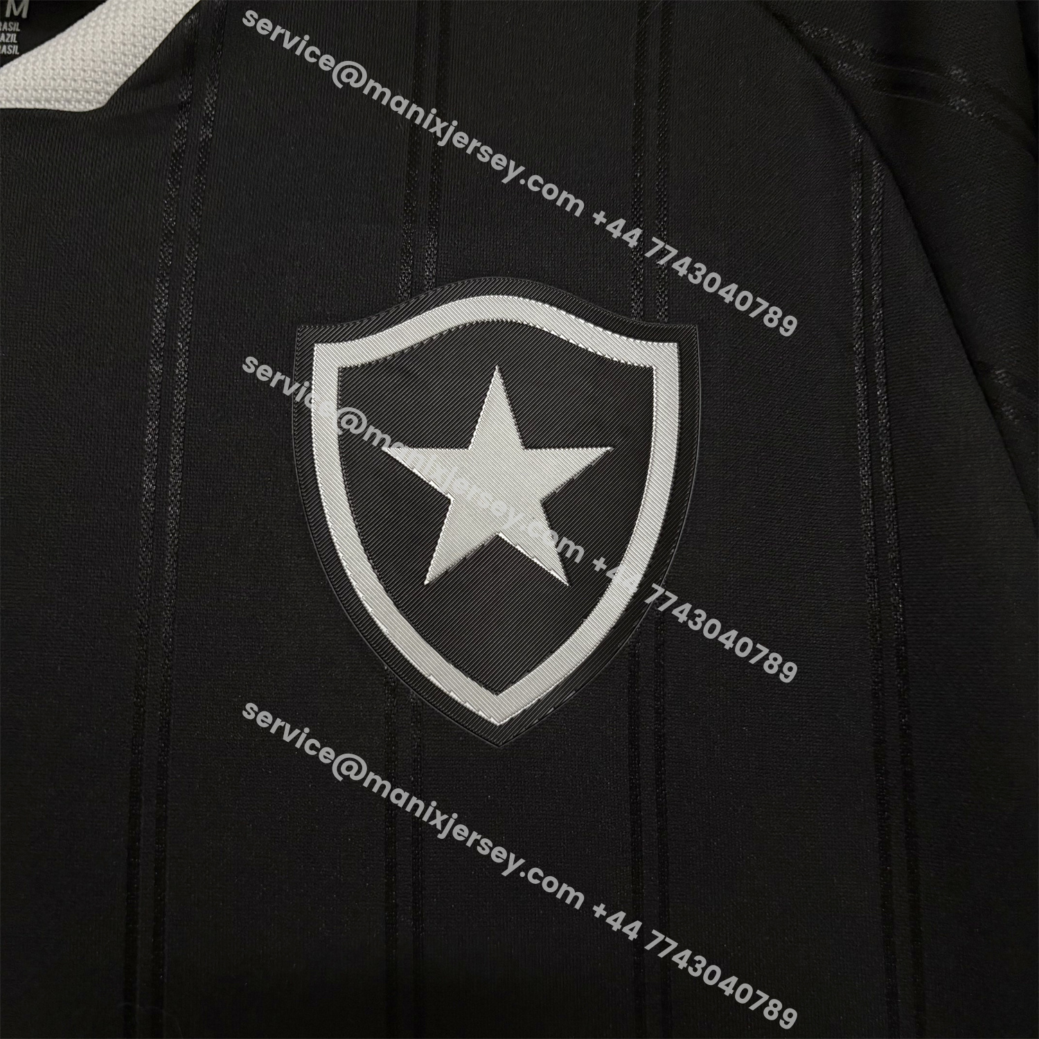 ManixJersey.com | Botafogo 25-26 Away Long Sleeves Unsponsored Jersey - Fans Version -Customize Name, Number and Patch | Worldwide Shipping